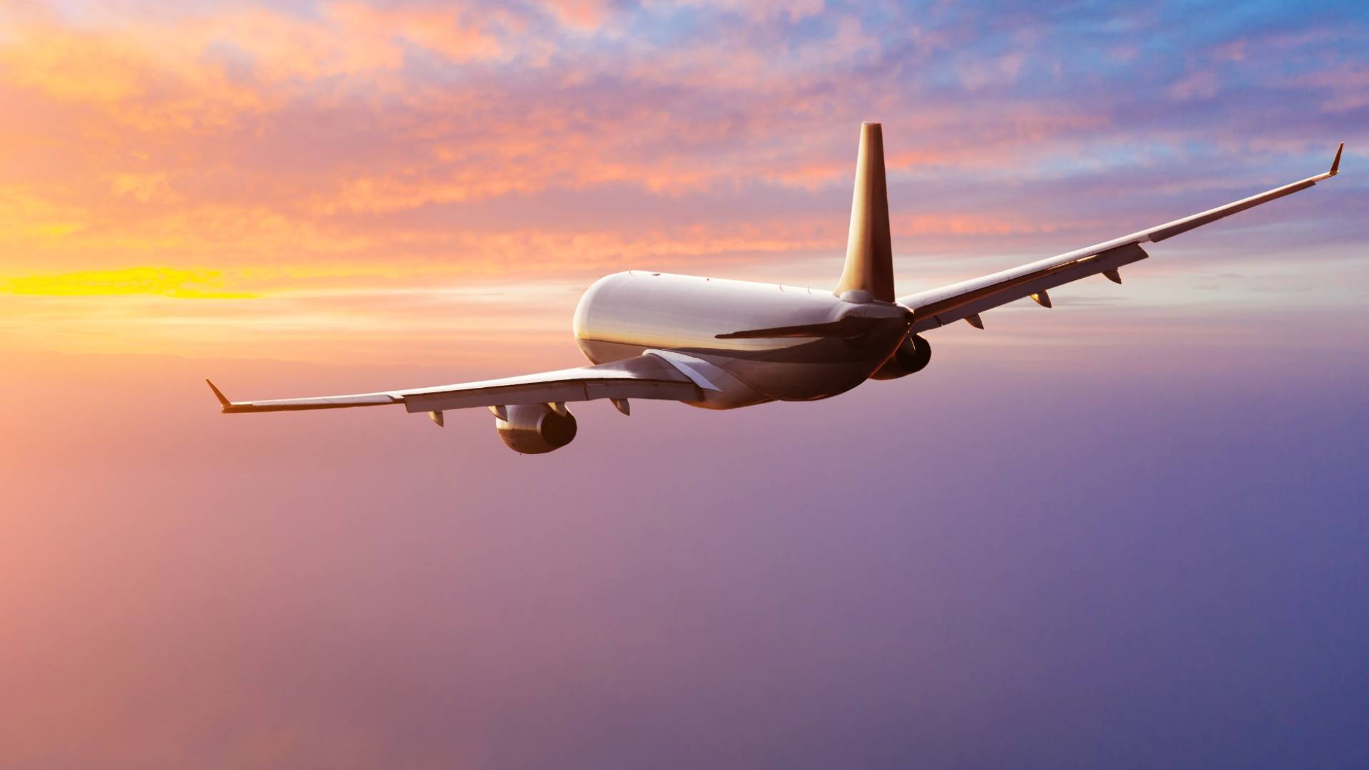 طائرة في السماء