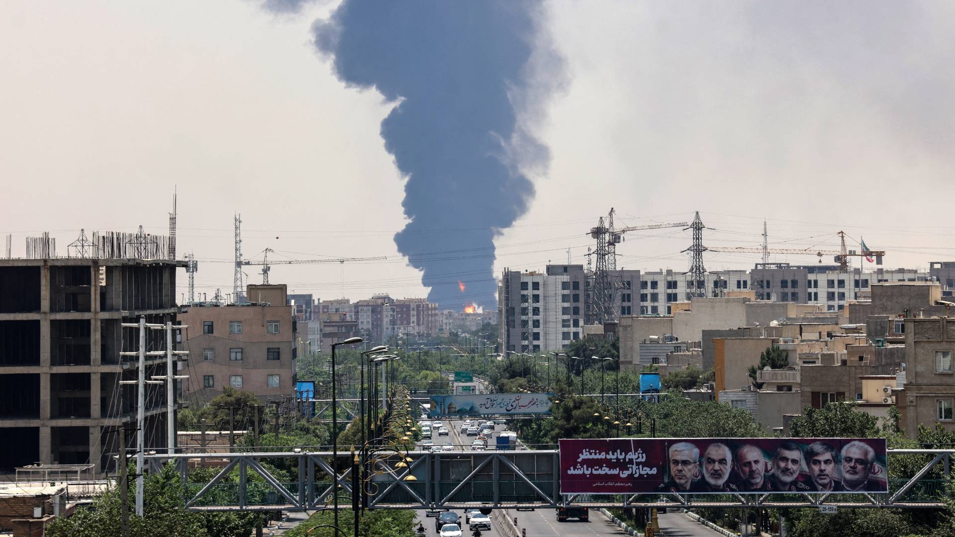 قصف موقع في إيران