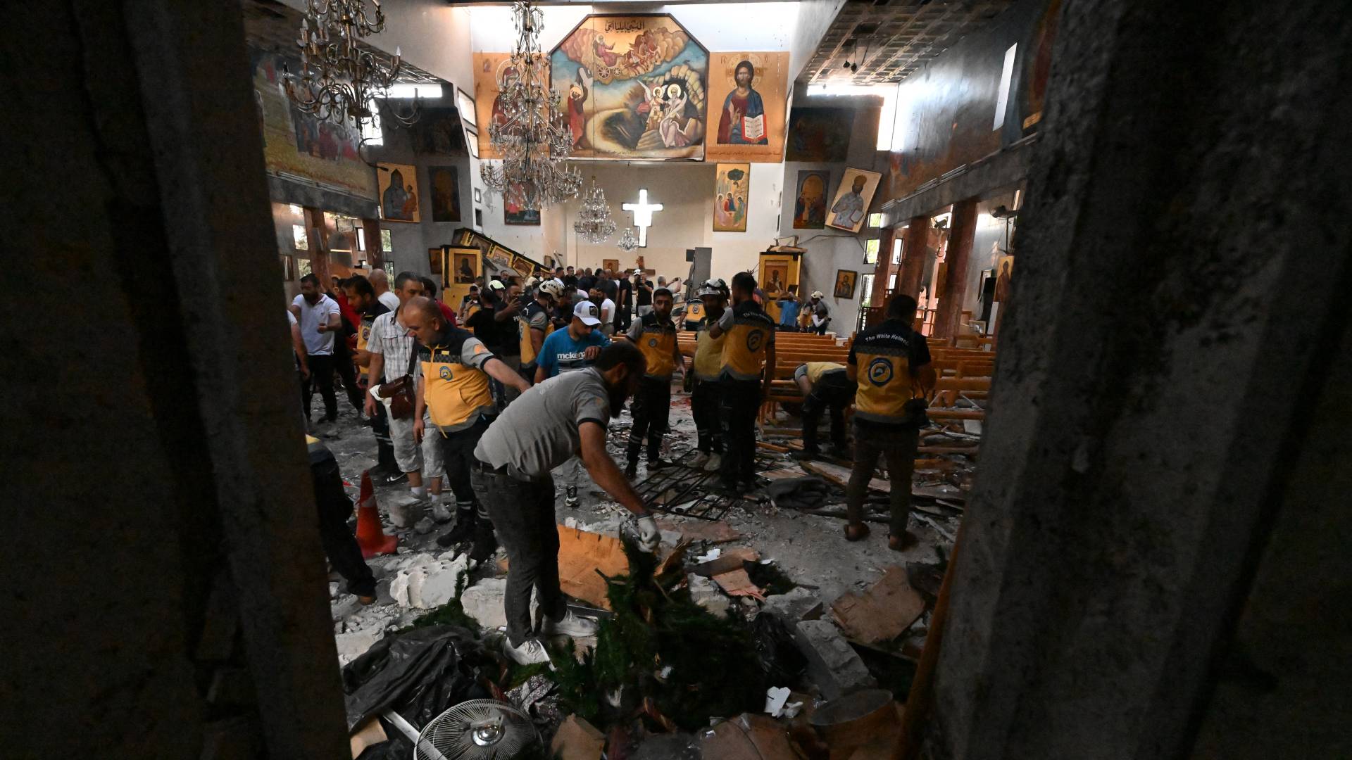 هجوم إرهابي استهدف كنيسة مار إلياس في العاصمة السورية دمشق