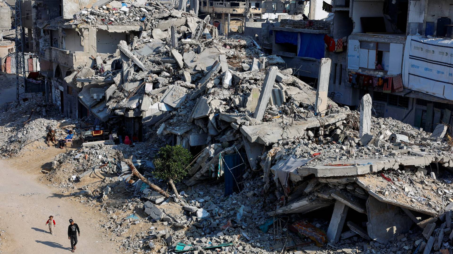 قطاع غزة المدمر