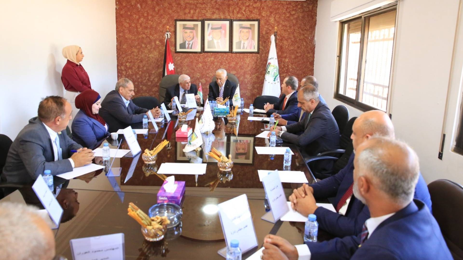 العيسوي يلتقي مجلس إدارة الاتحاد العام للمزارعين الأردنيين