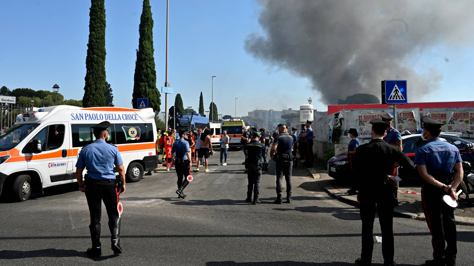 انفجار محطة وقود "روما"