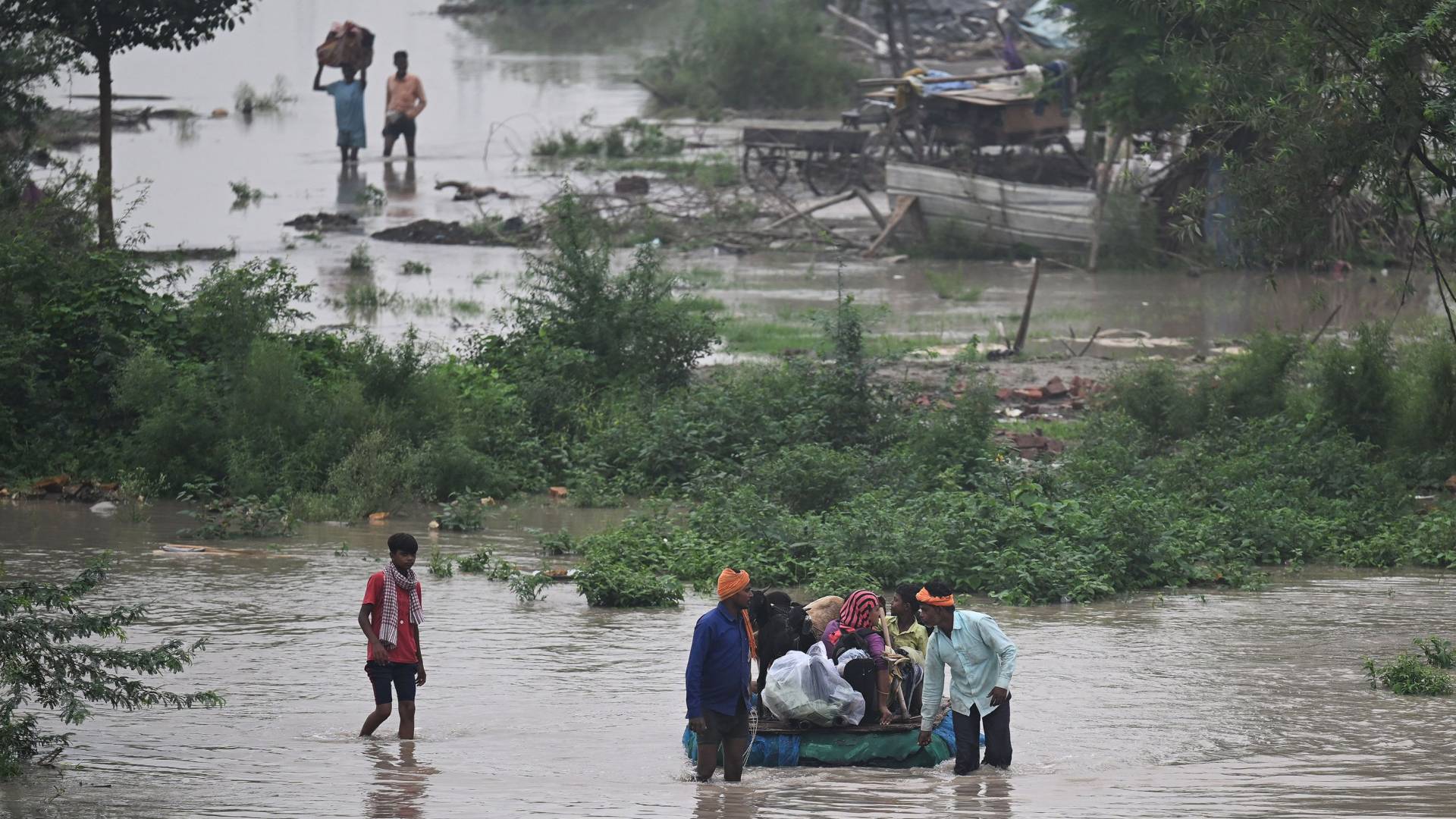 امطار موسمية تضرب الهند
