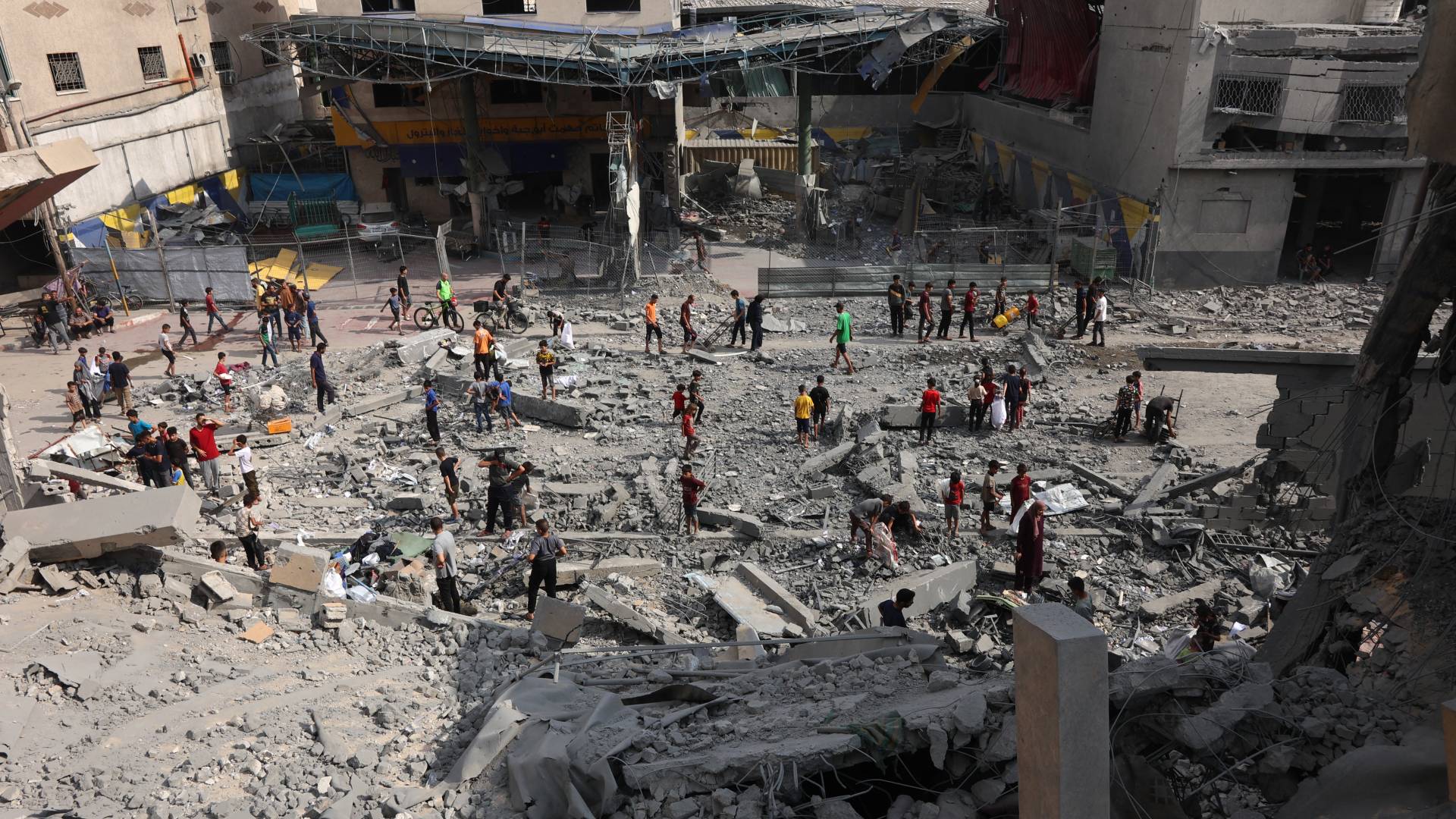 آثار الدمار في قطاع غزة