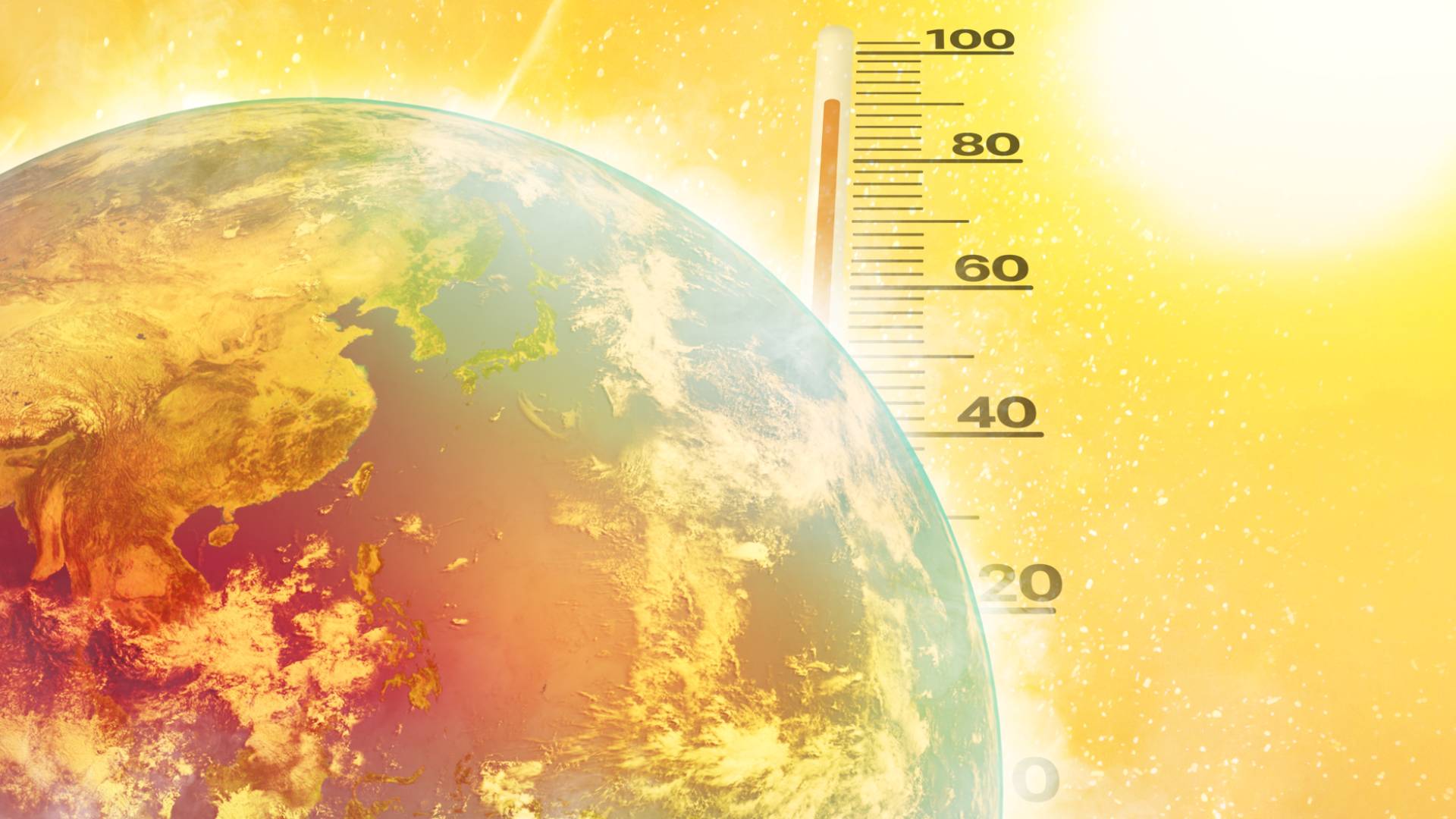 ارتفاع درجات الحرارة "تعبيريه"