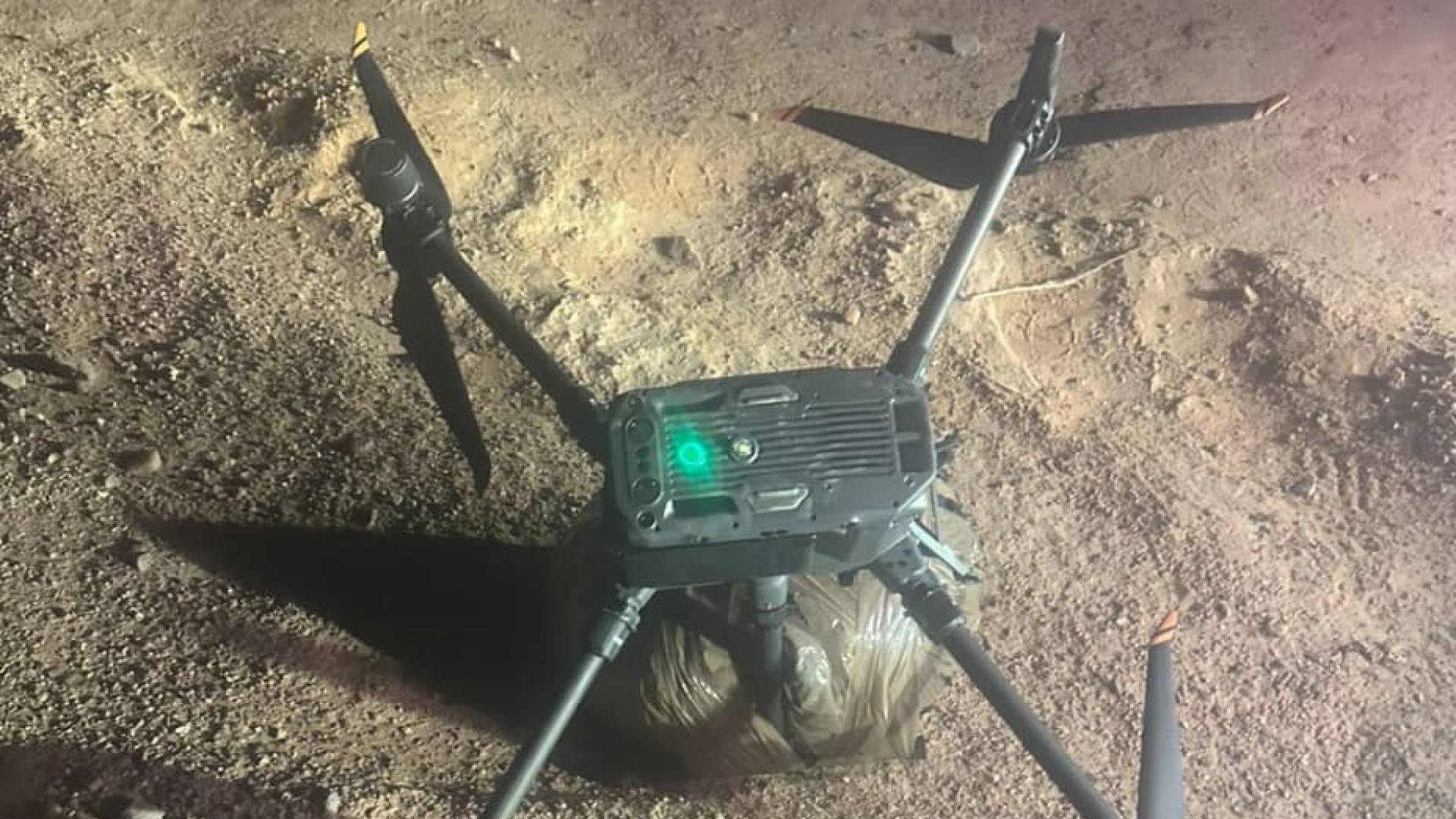 المنطقة العسكرية الجنوبية تحبط محاولة تهريب مواد مخدرة بواسطة طائرة مسيّرة