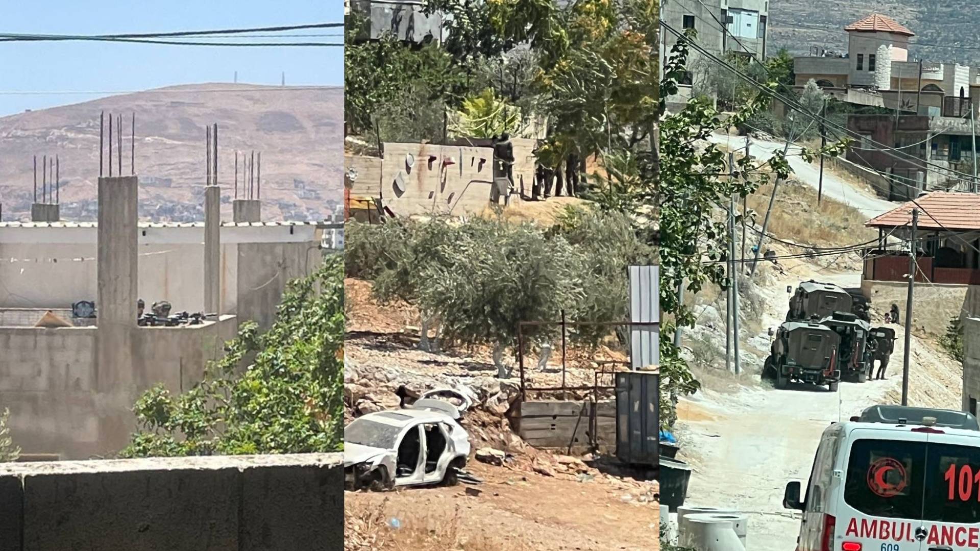 قوات الاحتلال الإسرائيلي تحاصر منزلا في قرية سالم