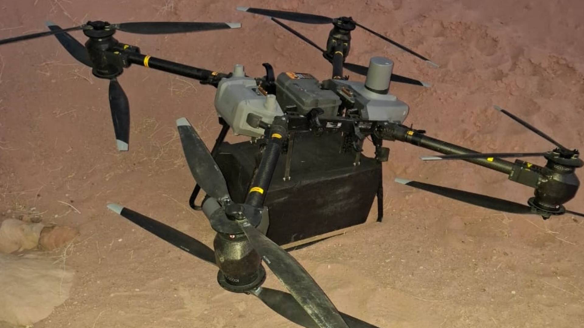 المنطقة العسكرية الجنوبية تحبط محاولة تسلل طائرة مسيرة إلى الأردن