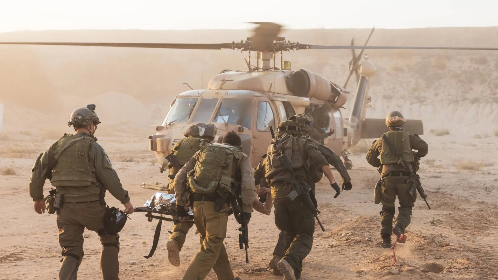 هبوط مروحية إجلاء "إسرائيلية"