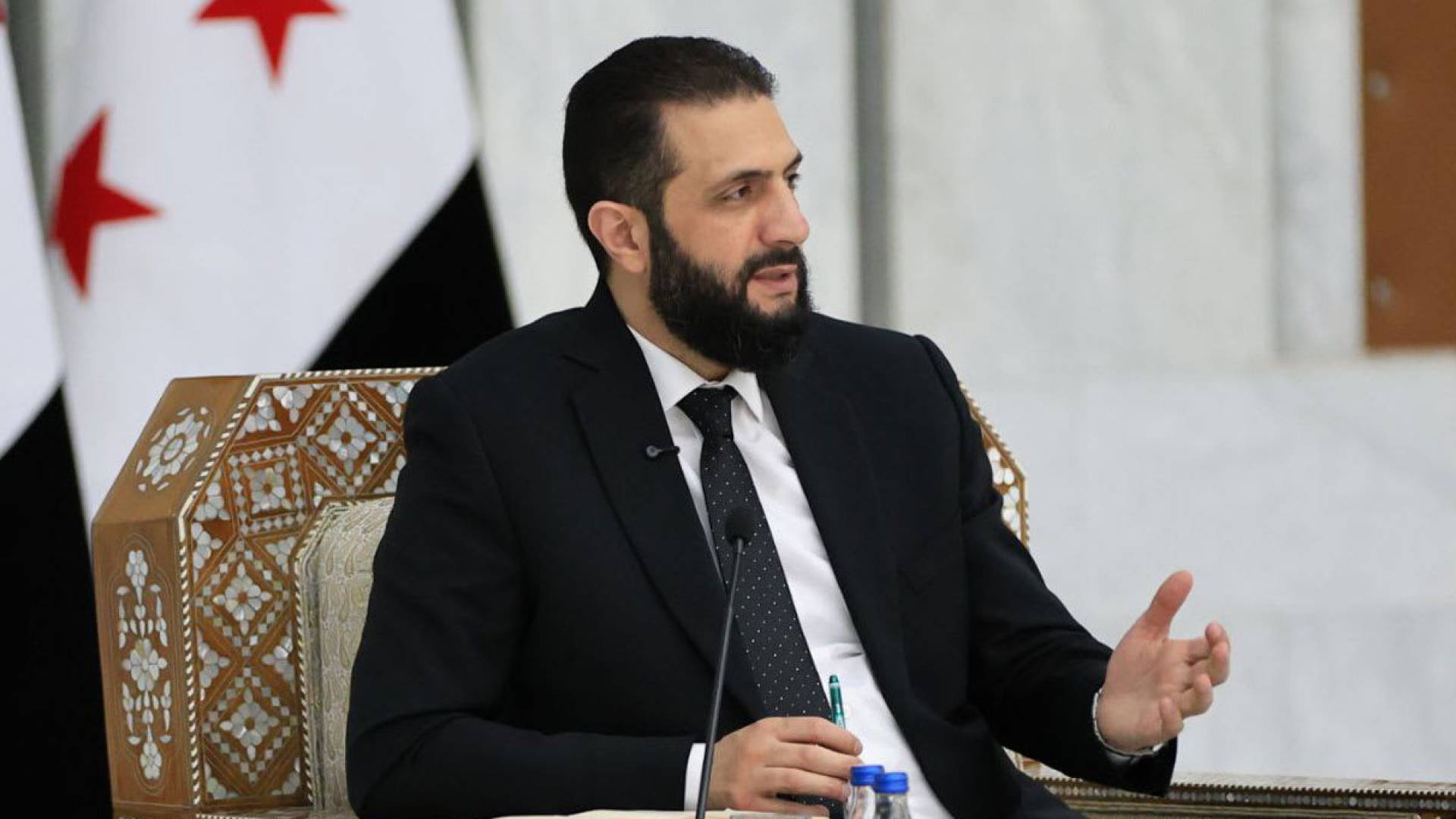 الرئيس السوري أحمد الشرع