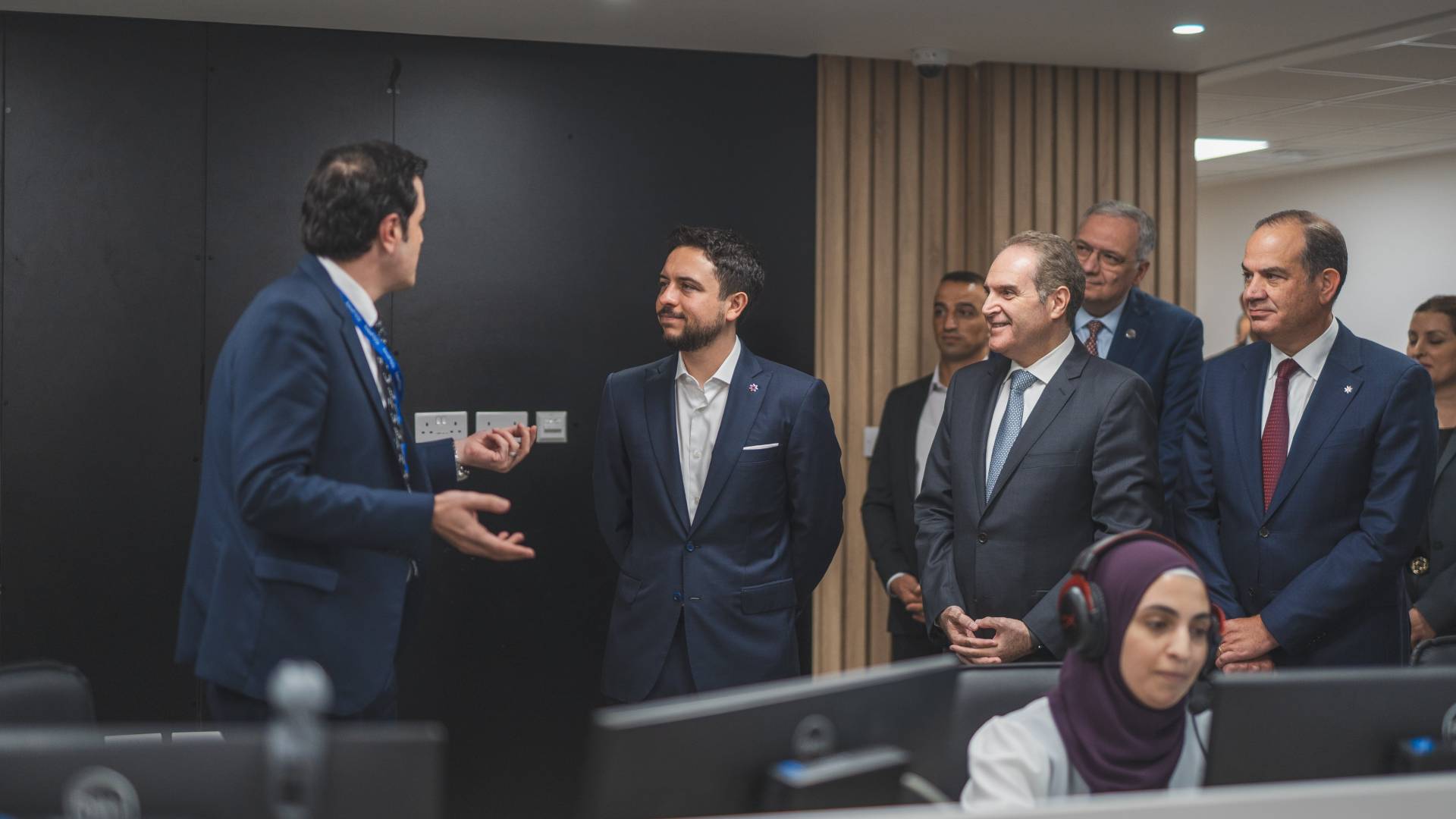 ولي العهد يفتتح مركز الصحة الرقمية الأردني في لواء قصبة السلط