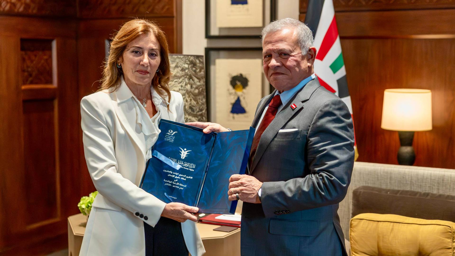 الملك يتسلم التقرير السنوي لحالة حقوق الإنسان في الأردن لعام 2024