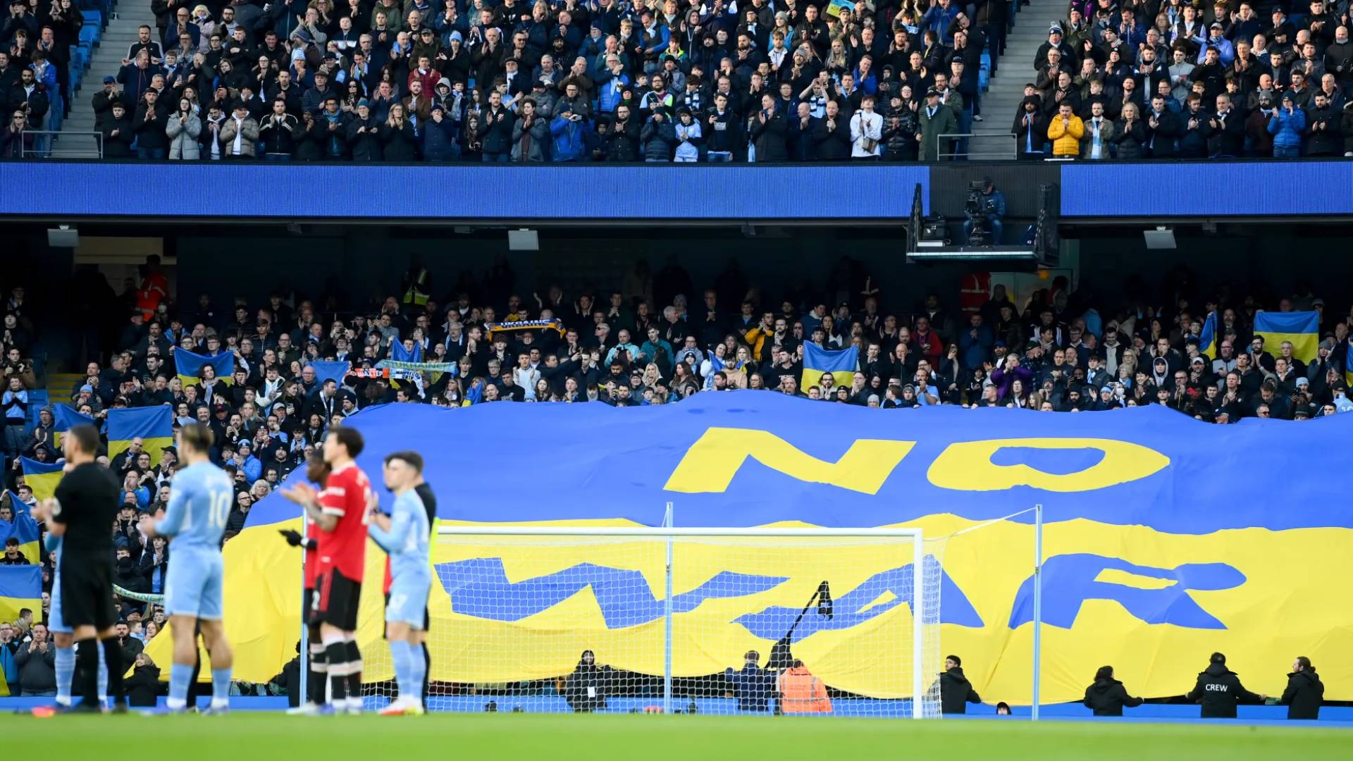 من تعاطف الجماهير مع أوكرانيا