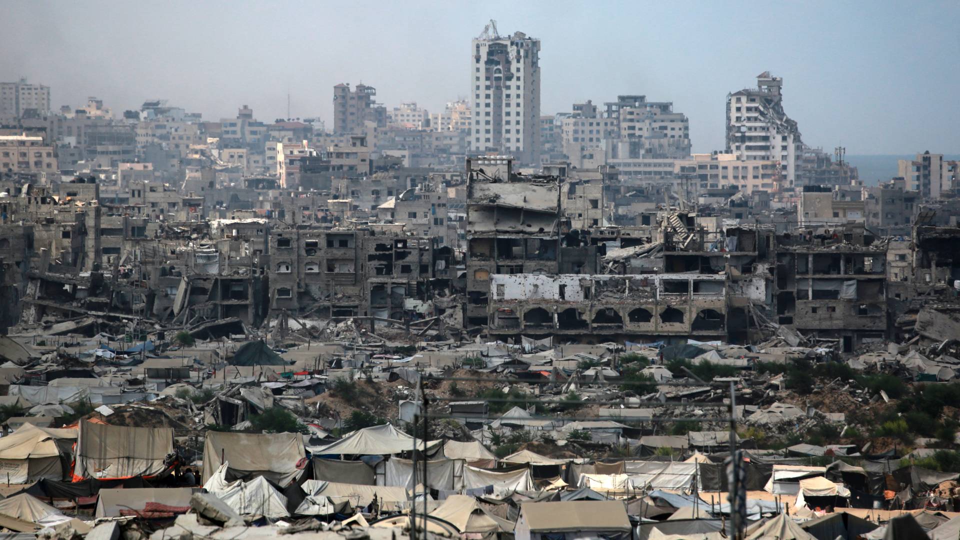 آثار الدمار في قطاع غزة