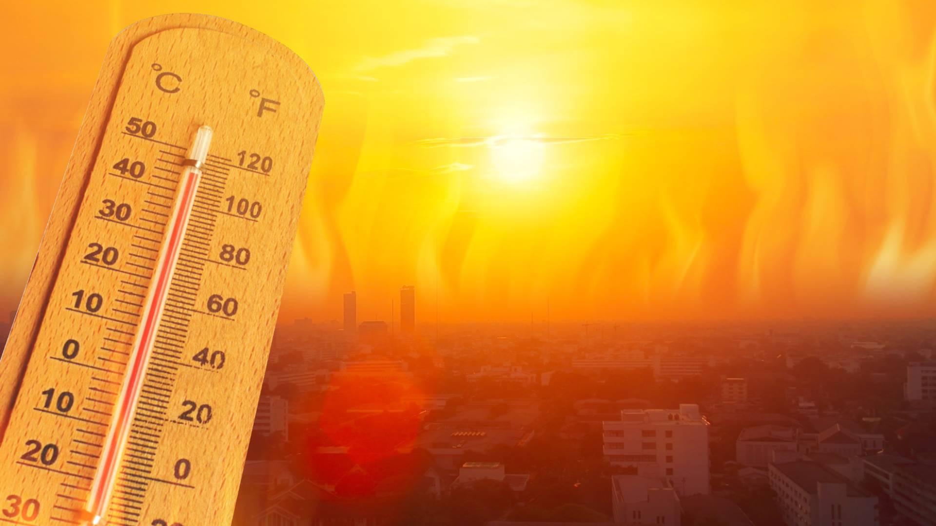 ارتفاع درجات الحرارة