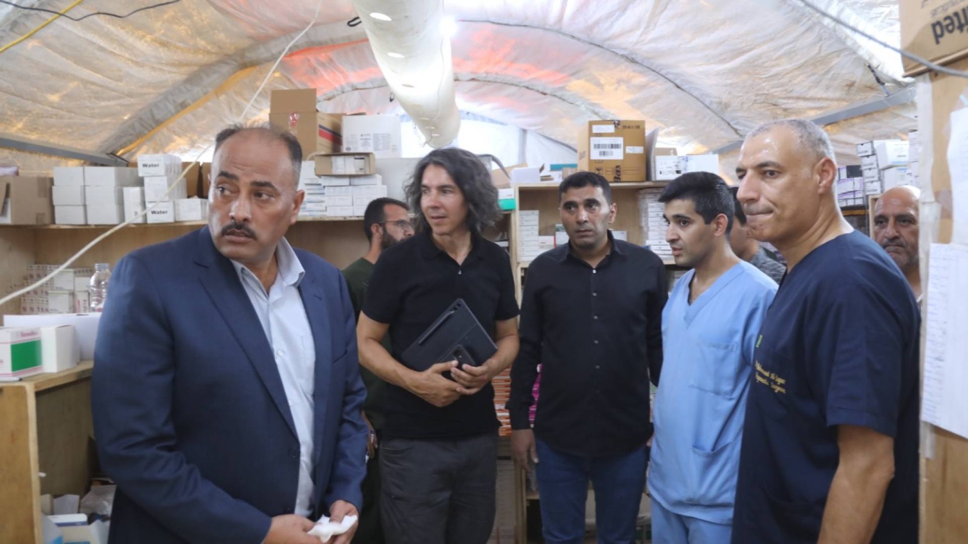 وفد من منظمة أطباء بلا حدود يزور المستشفى الميداني الأردني غزة /7