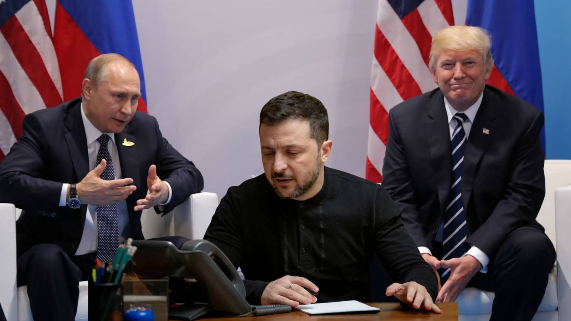 الرئيس الأمريكي دونالد ترمب، الرئيس الروسي فلاديمير بوتين