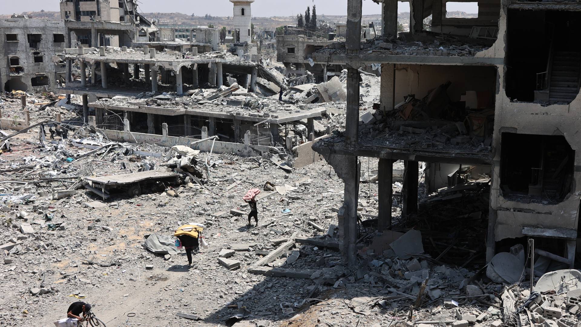 دمار في حي التفاح بمدينة غزة جراء عدوان الاحتلال