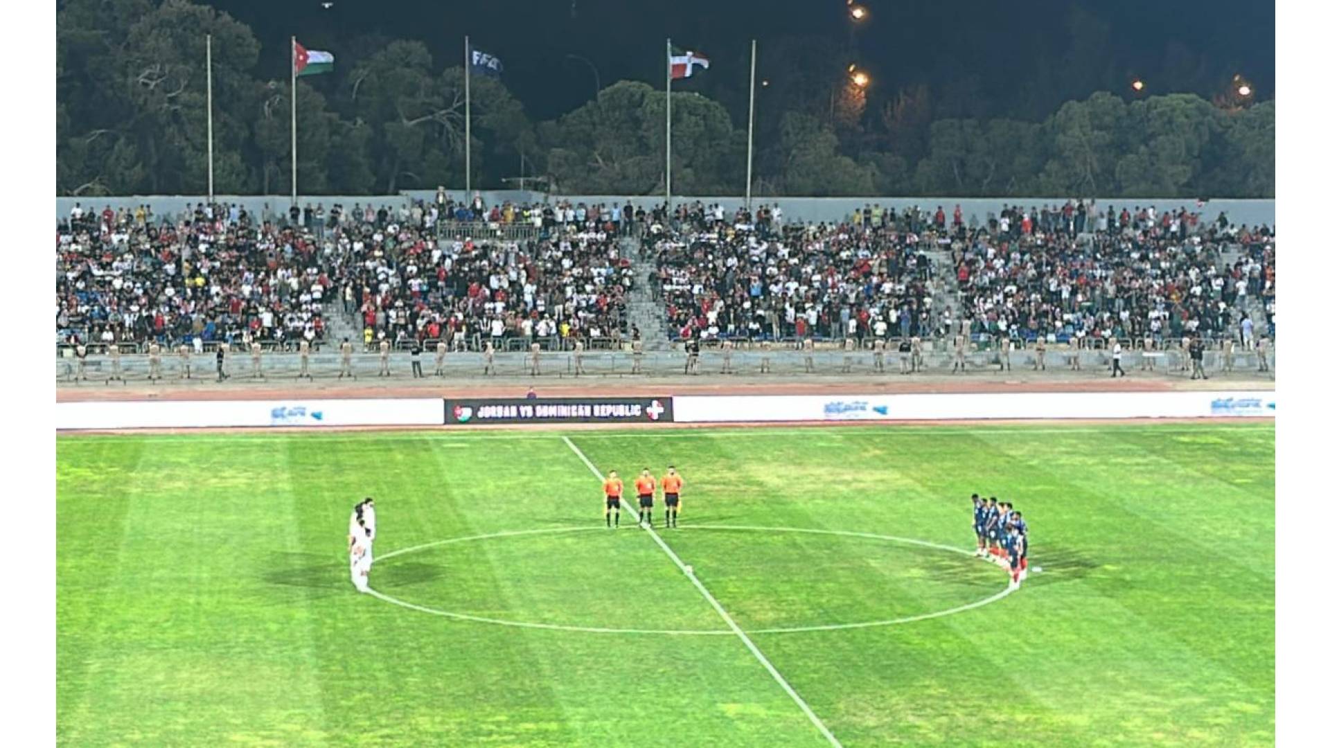 مباراة الاردن والدومنيكان