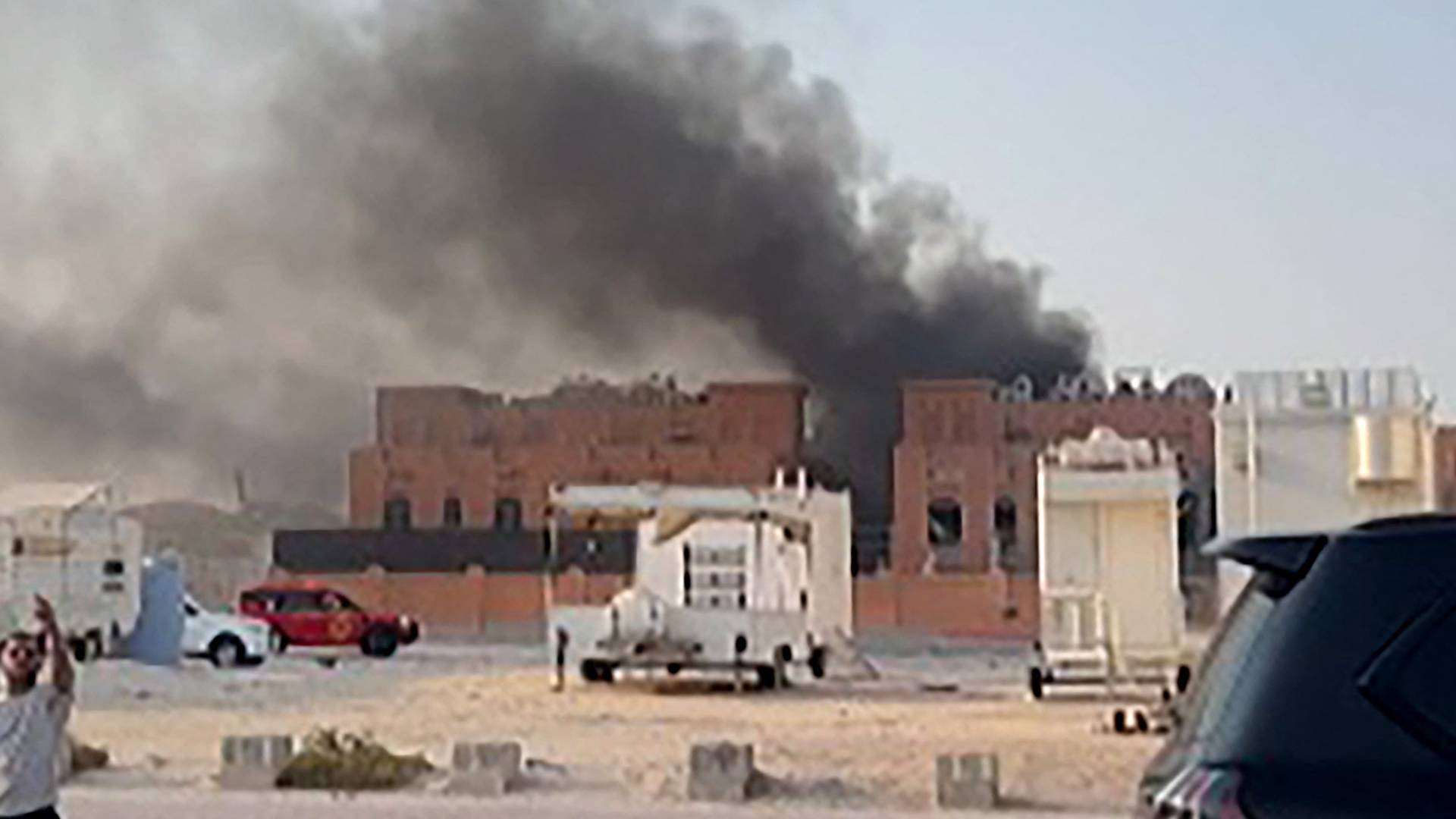 تصاعد الدخان عقب عدوان الاحتلال الذي استهدف الدوحة