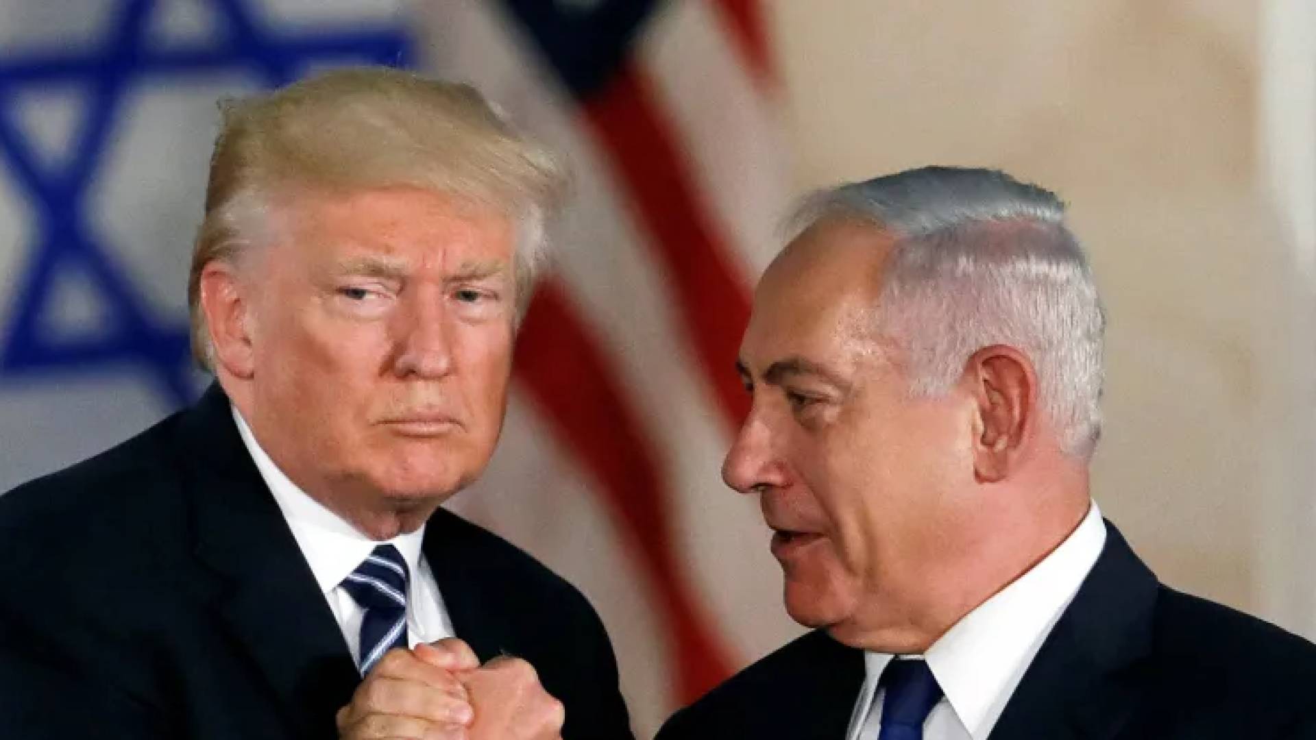 الرئيس الامريكي دونالد ترمب و بنيامين تنياهو