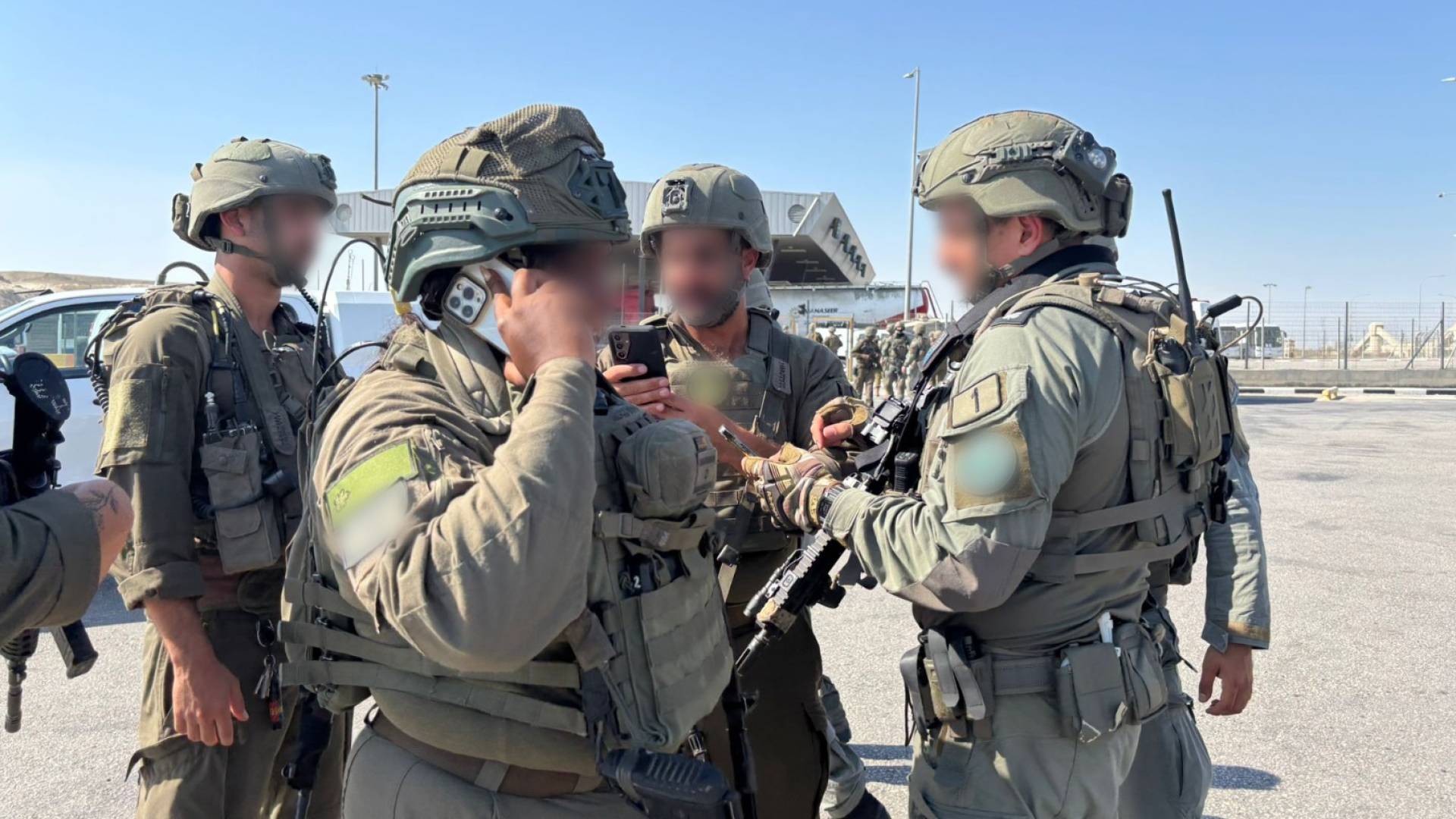 جيش الاحتلال عند معبر "اللنبي"