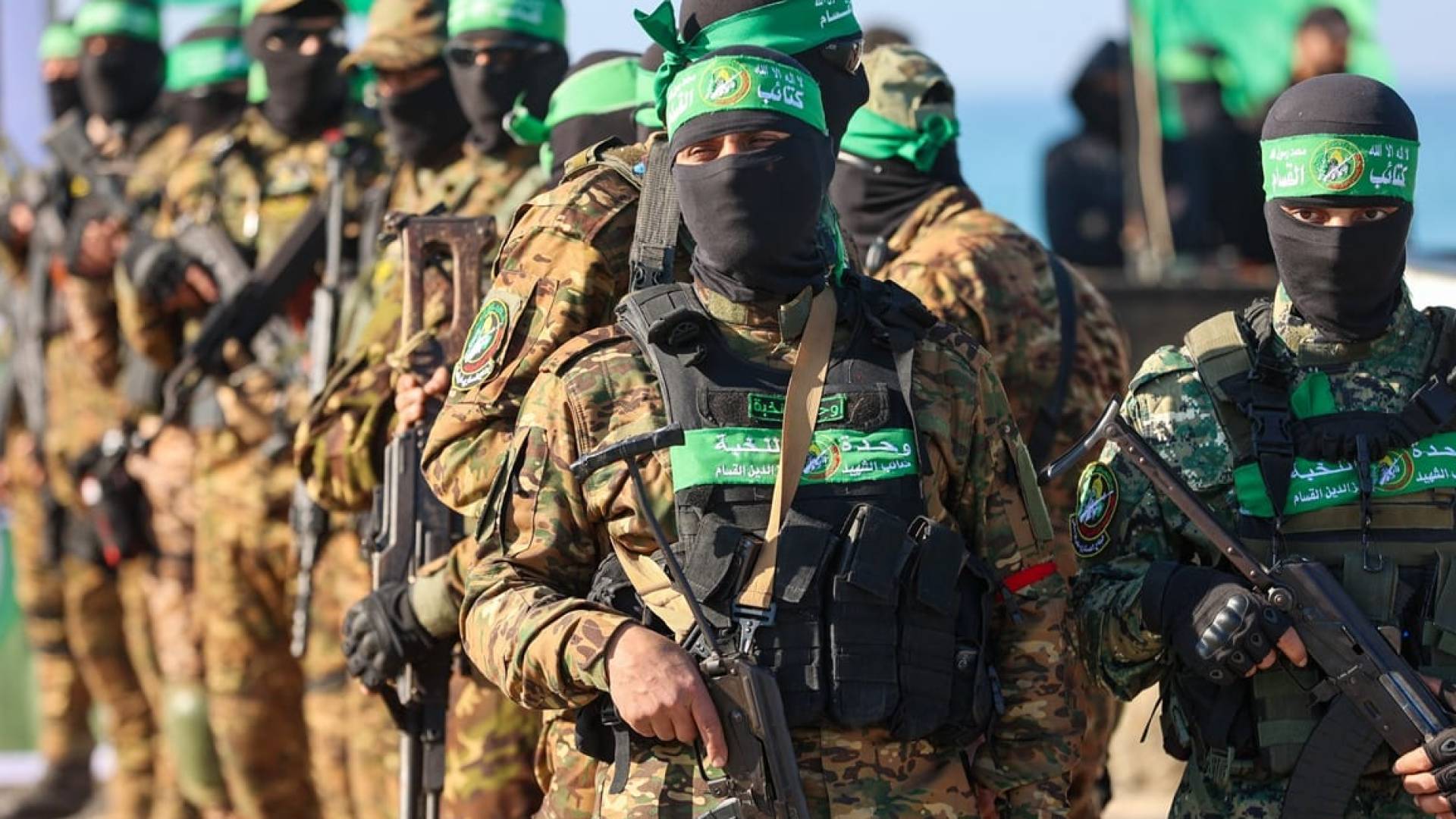 عناصر من حركة المقاومة الإسلامية حماس