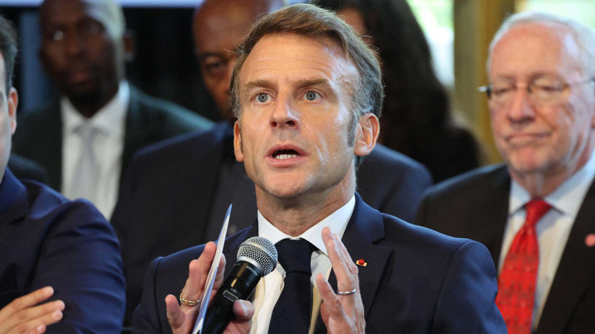 الرئيس الفرنسي إيمانويل ماكرون