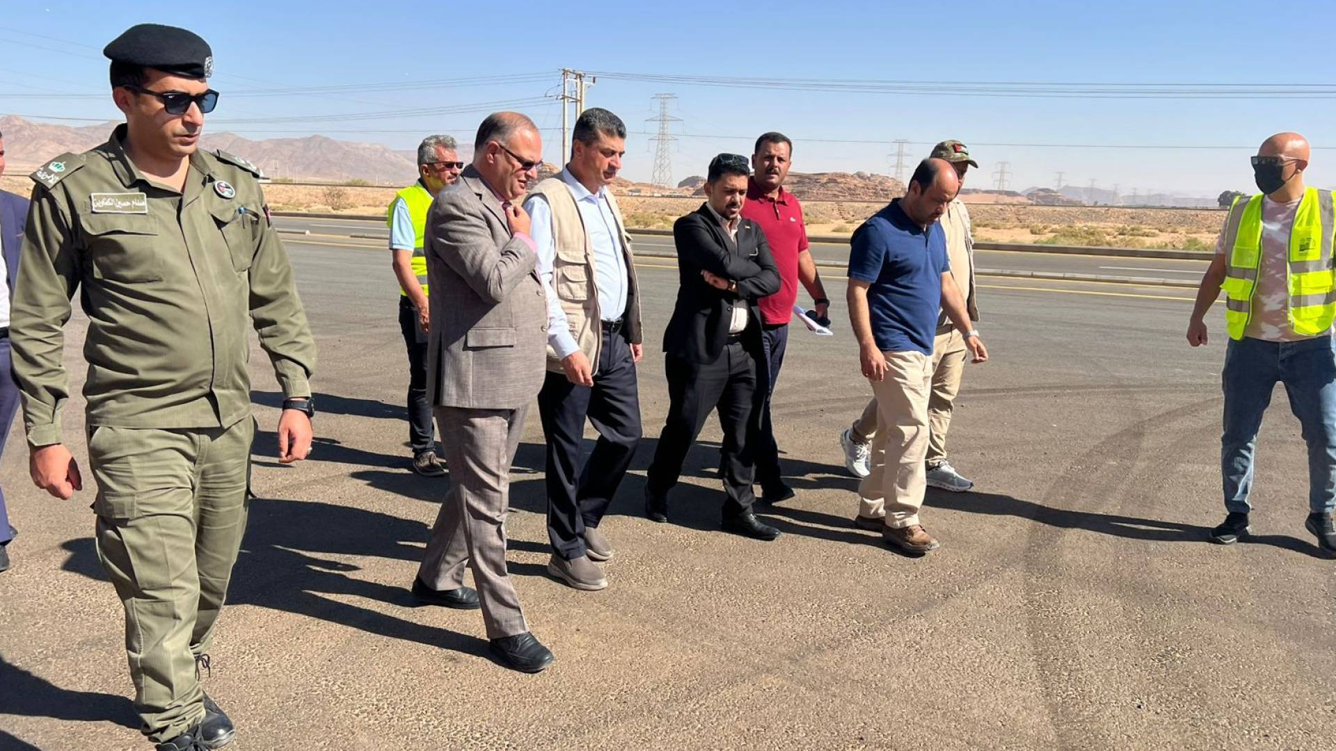 تنفيذ مشروع طريق "رم - الراشدية"