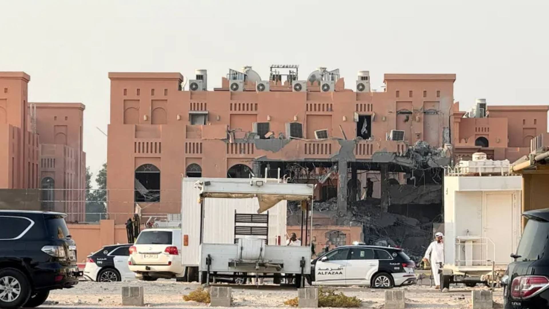 مقر حركة حماس في الدوحة الذي استهدفه كيان الاحتلال