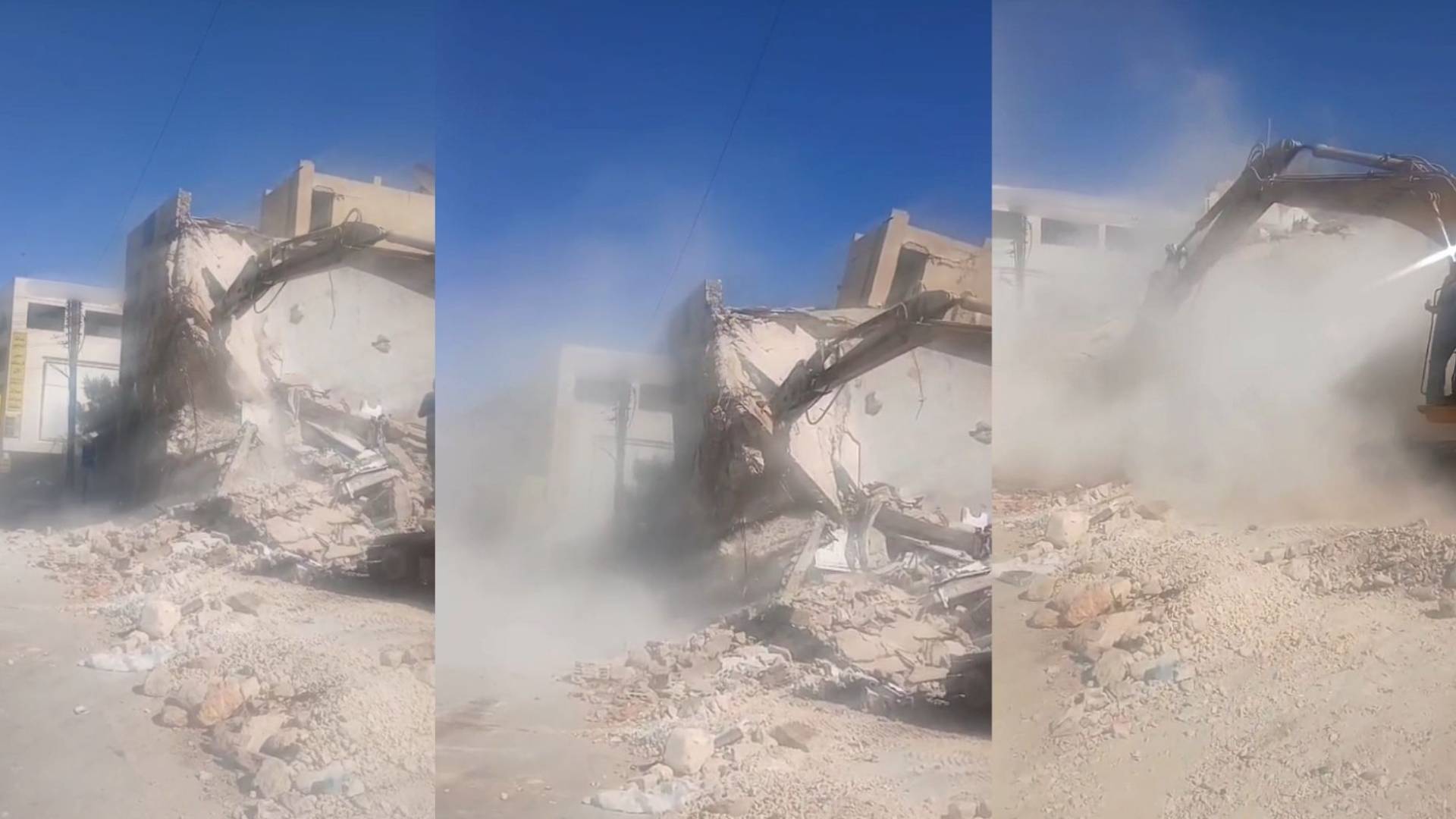 هدم عمارة آيلة للسقوط