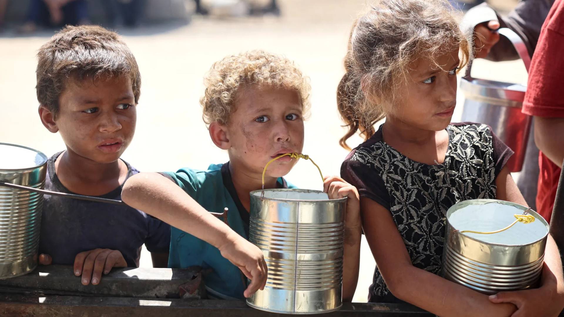 اطفال في قطاع غزة