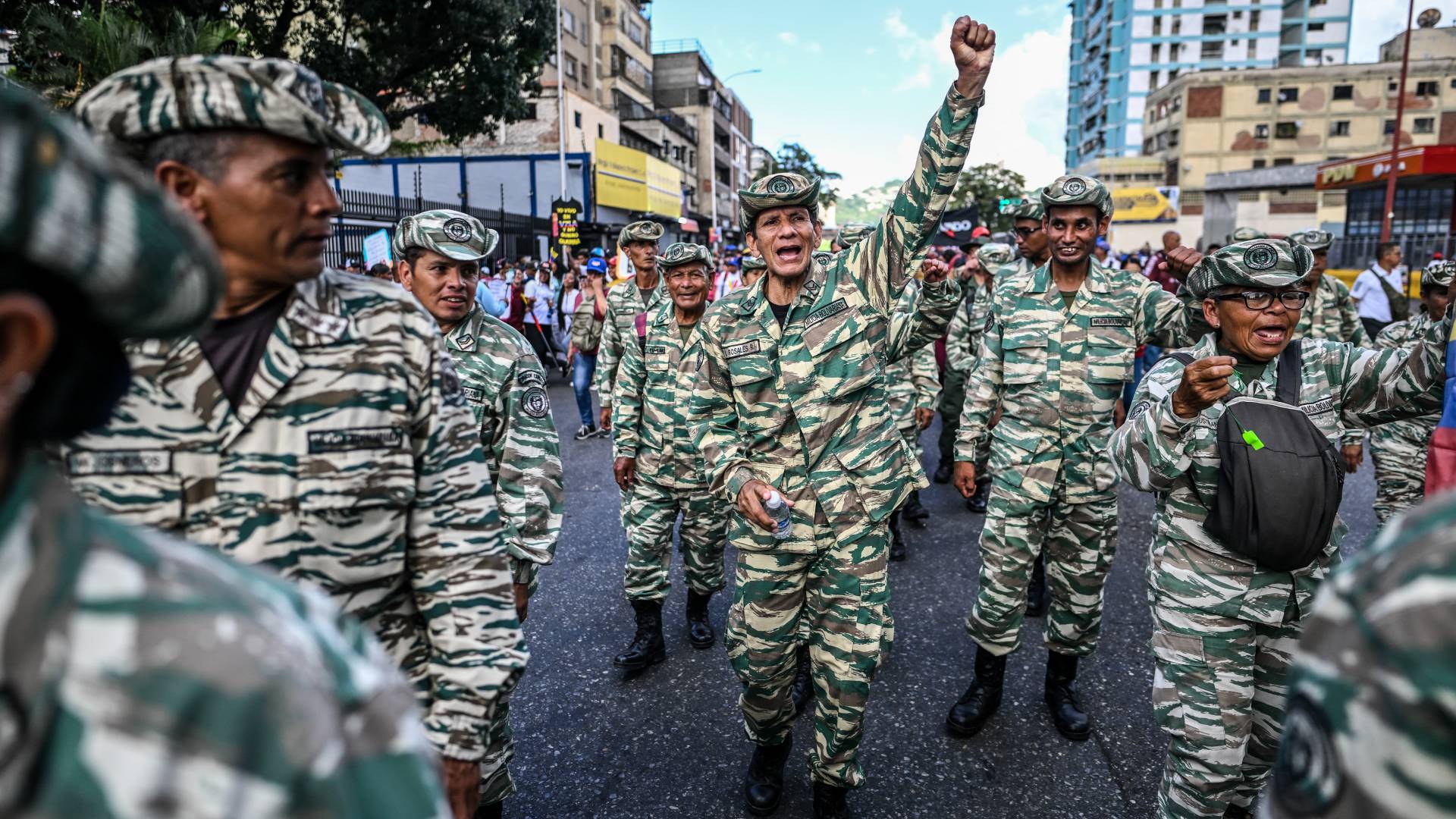 جنود من الجيش الفنزويلي