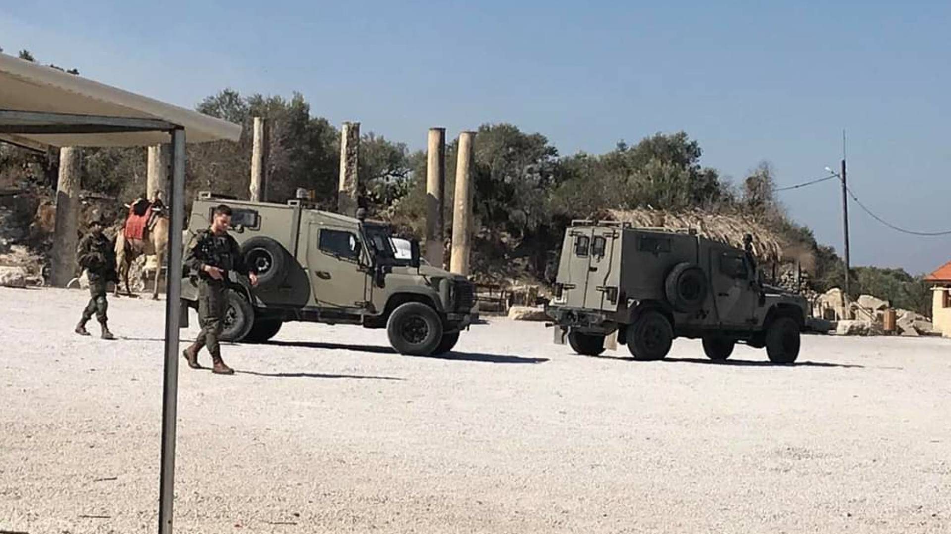 قوات الاحتلال اقتحمت بلدة سبسطية شمال غرب نابلس