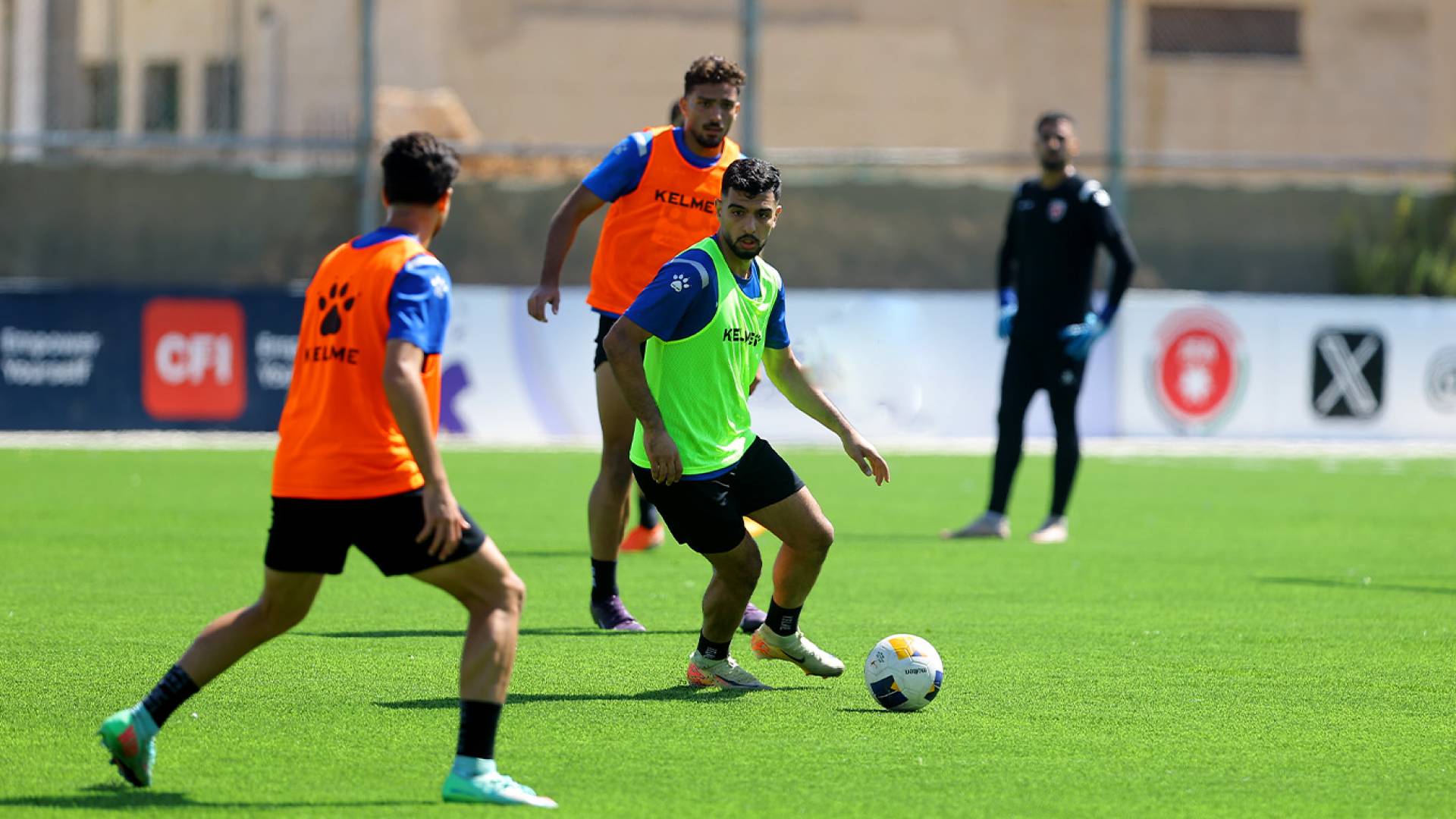 من تدريبات المنتخب الوطني