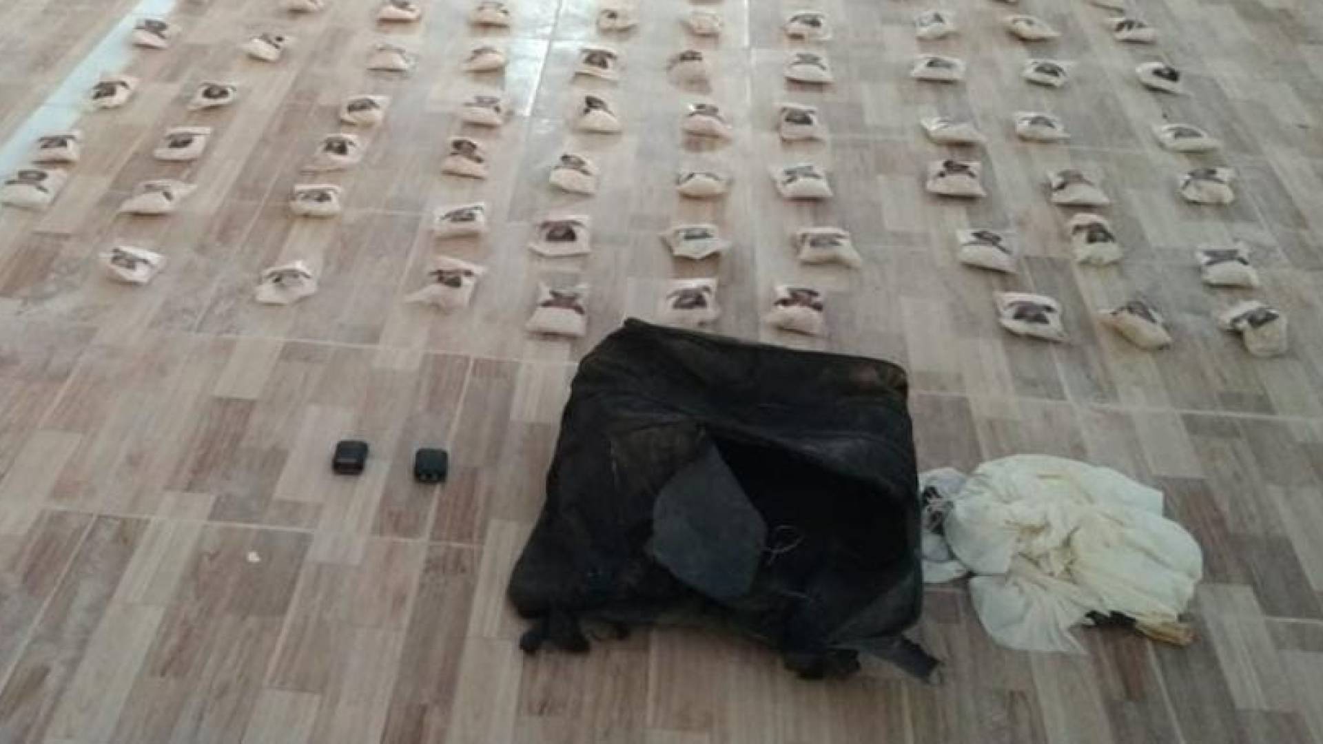 المواد المخدرة التي تم ضبطها