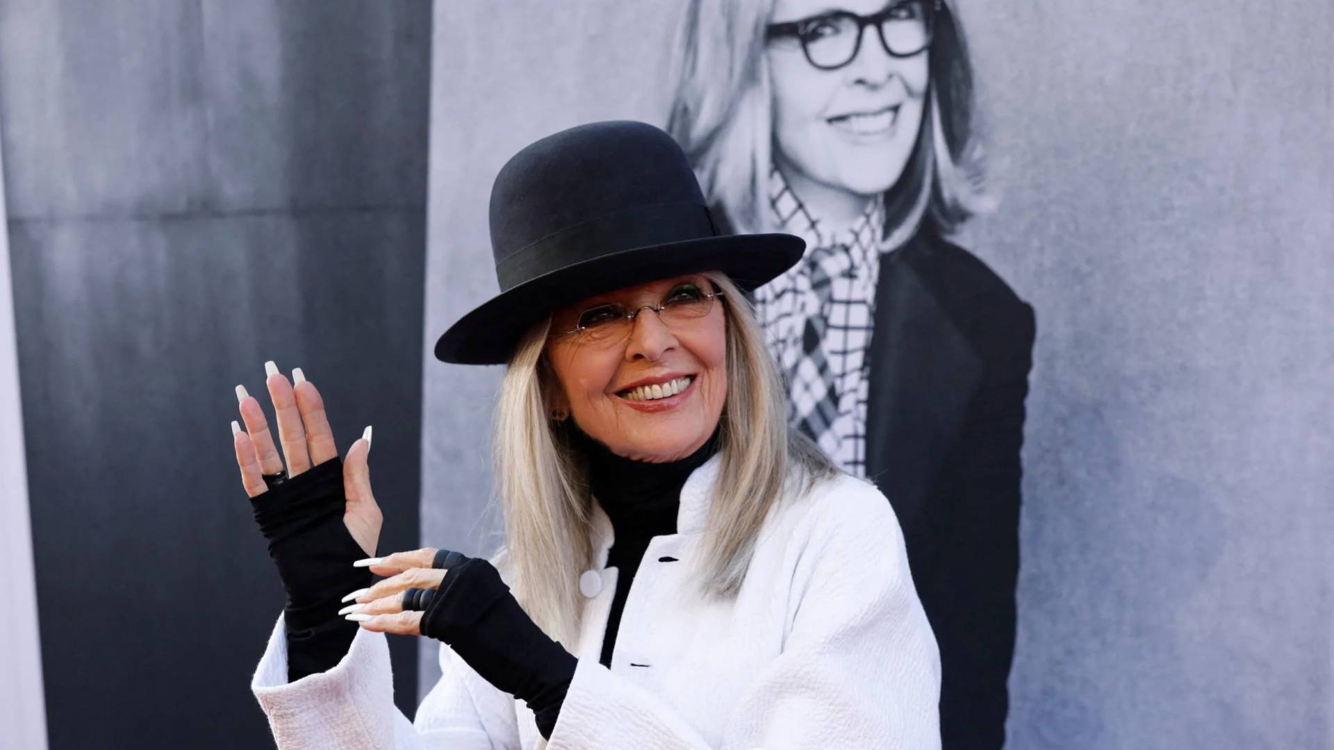 الممثلة الأمريكية ديان كيتون