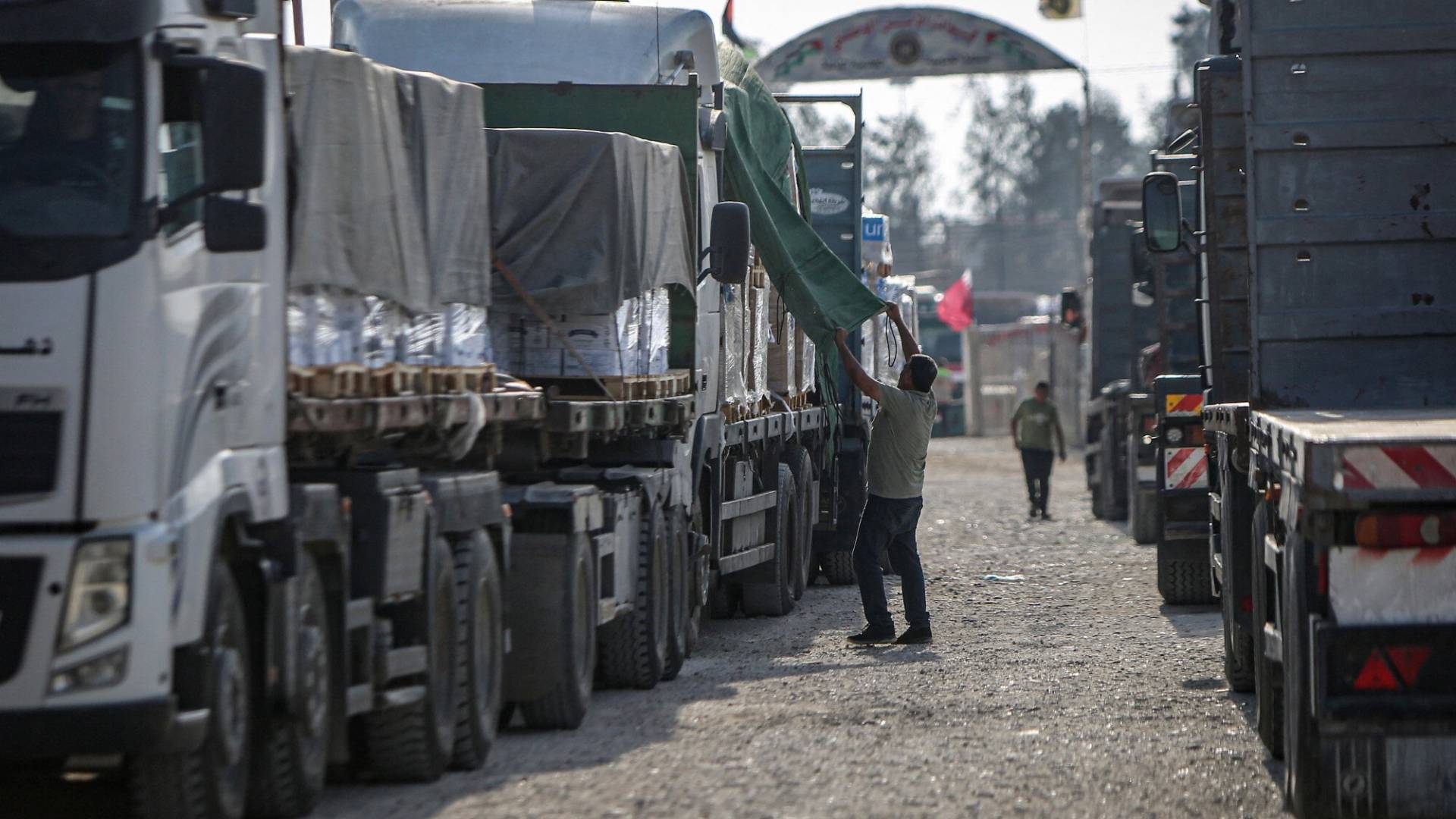 مساعدات لغزة