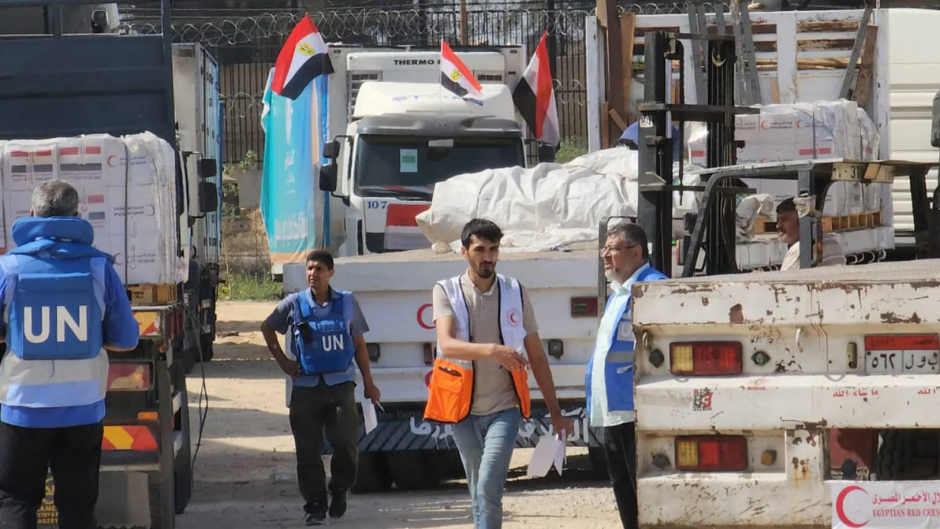 مساعدات إنسانية في غزة"أرشيفية"