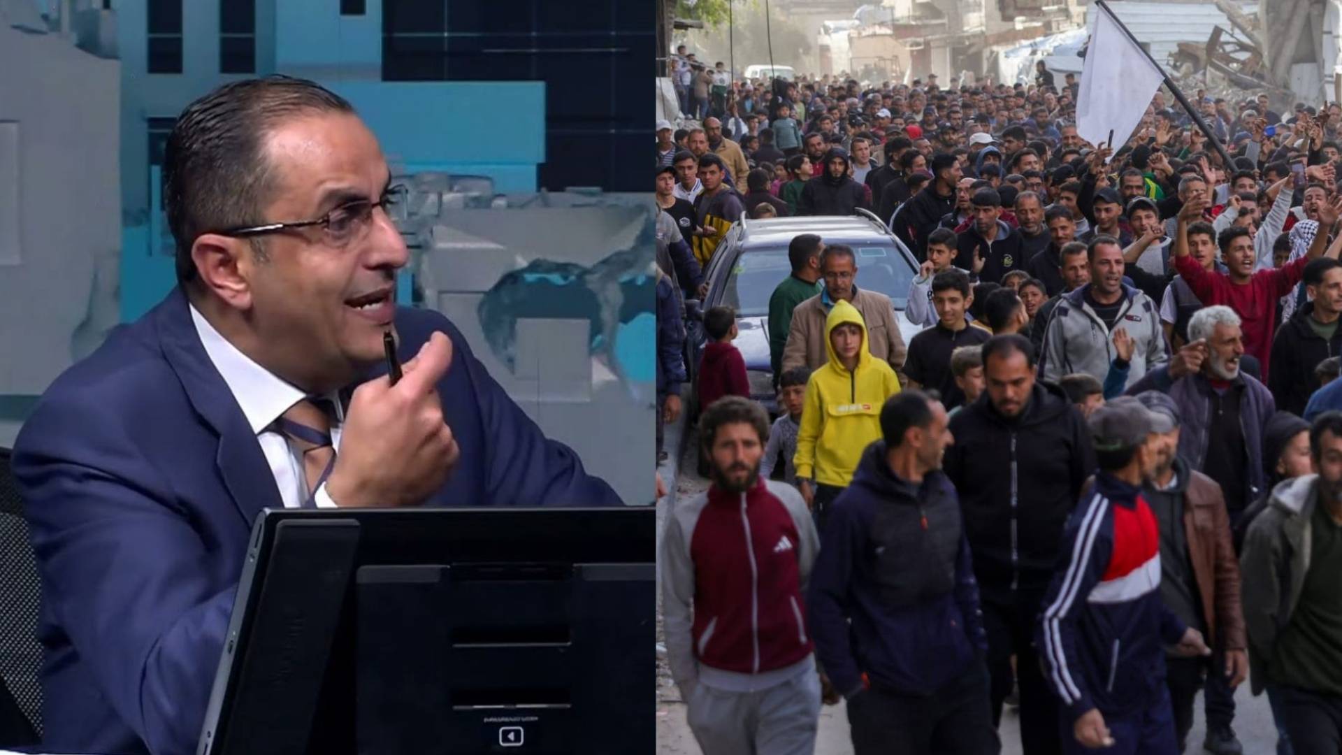 مظاهرات ضد حماس في غزة والخبير العسكري نضال أبو زيد - أرشيفية