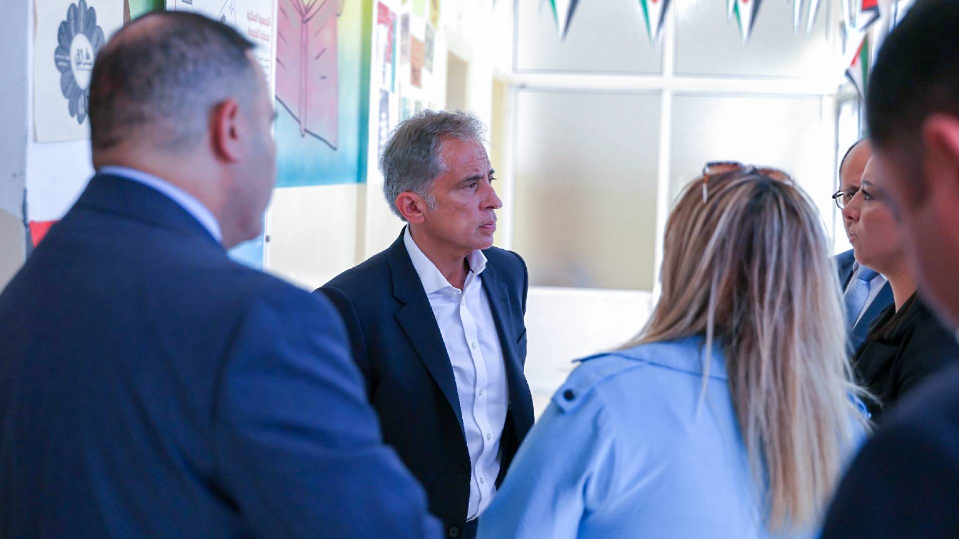 زيارة حسّان لمدرسة العين البيضاء الأساسية