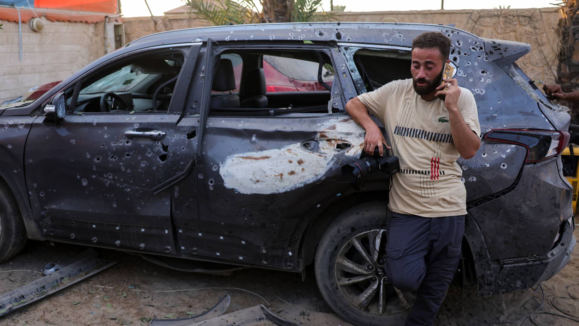 اثار الدمار في غزة