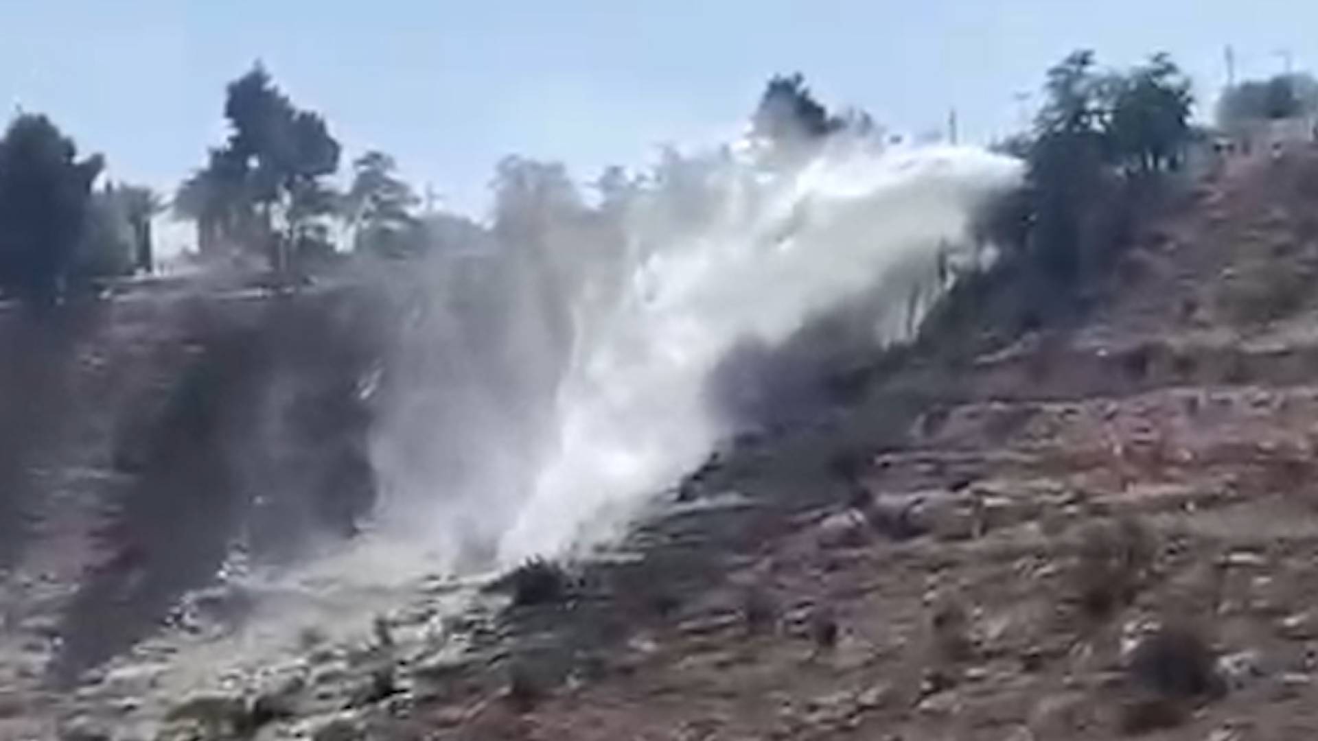 انكسار خط مياه رئيسي