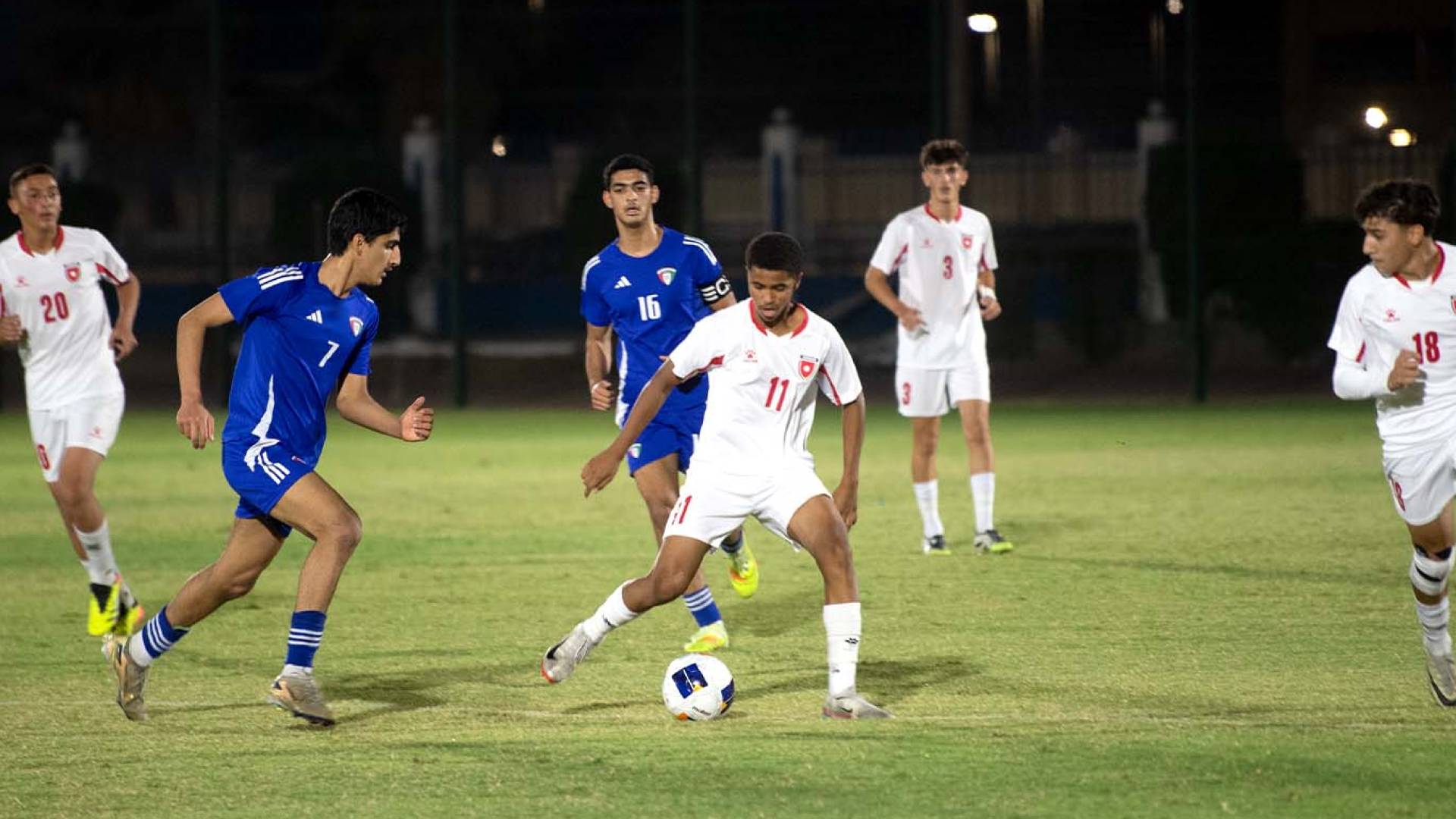 من مباراة الأردن والكويت