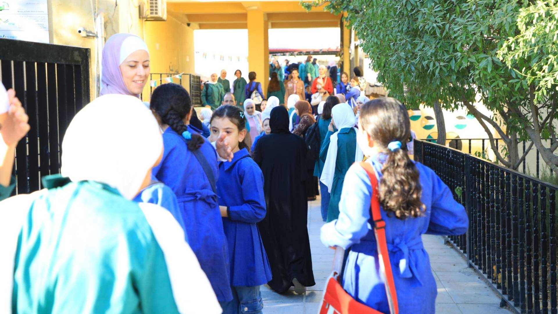 طلاب مدارس في الأردن