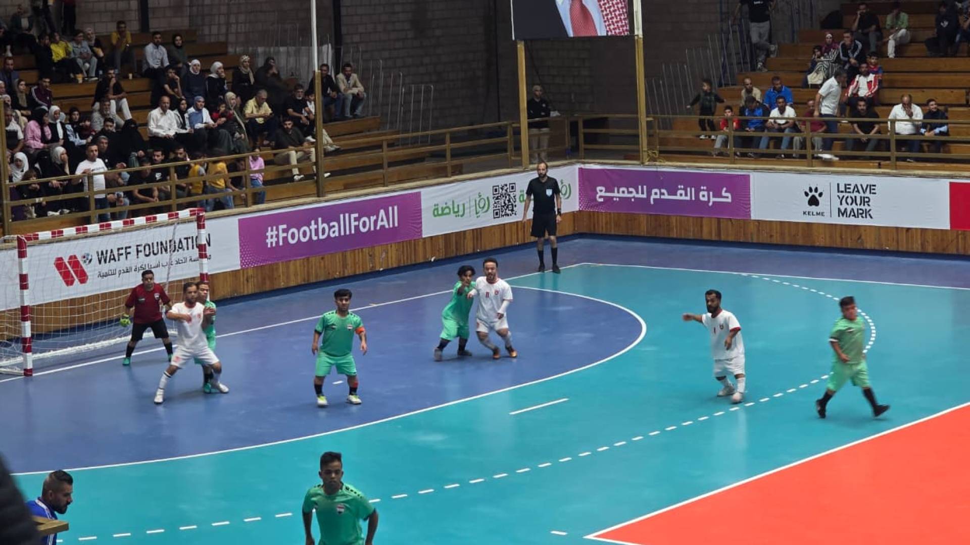 مباراة الأردن والعراق لقصار القامة