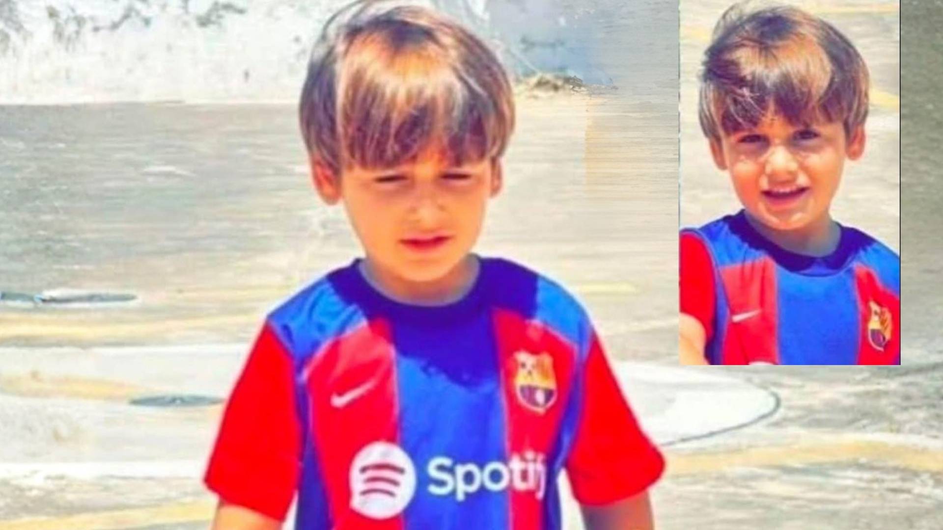 الطفل المرحوم محمد عدي عبيدات البالغ من العمر سبع سنوات