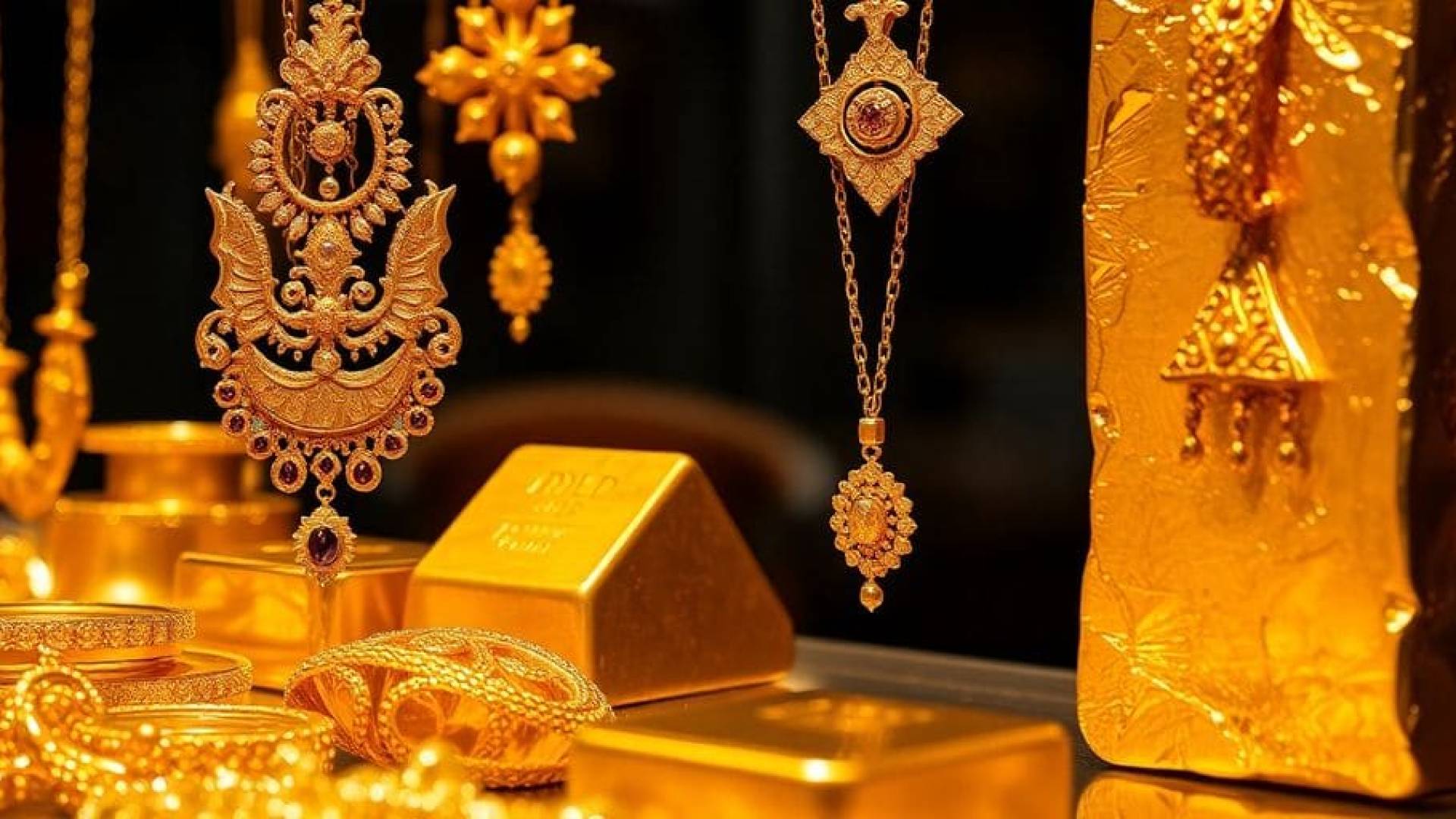 مجوهرات ذهبية