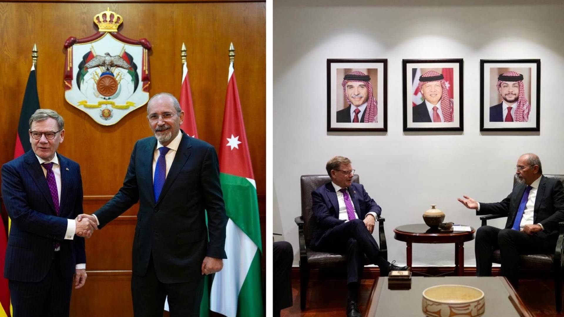 الصفدي ووزير الخارجية الألماني