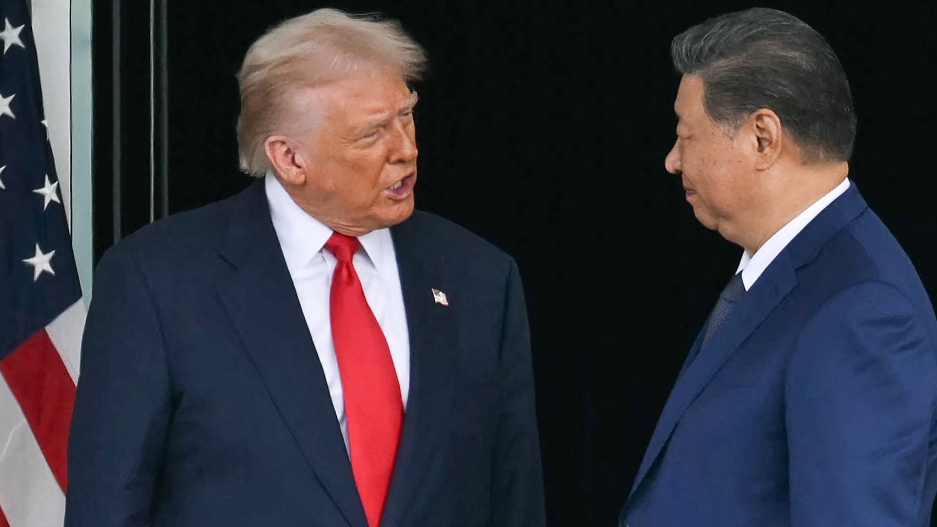 الرئيس الأمريكي دونالد ترمب والرئيس الصيني شي